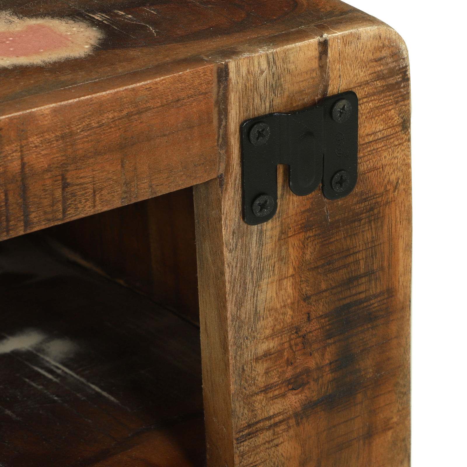 TV Cabinet 100x32x36 cm Solid Wood Reclaimed - Image 9