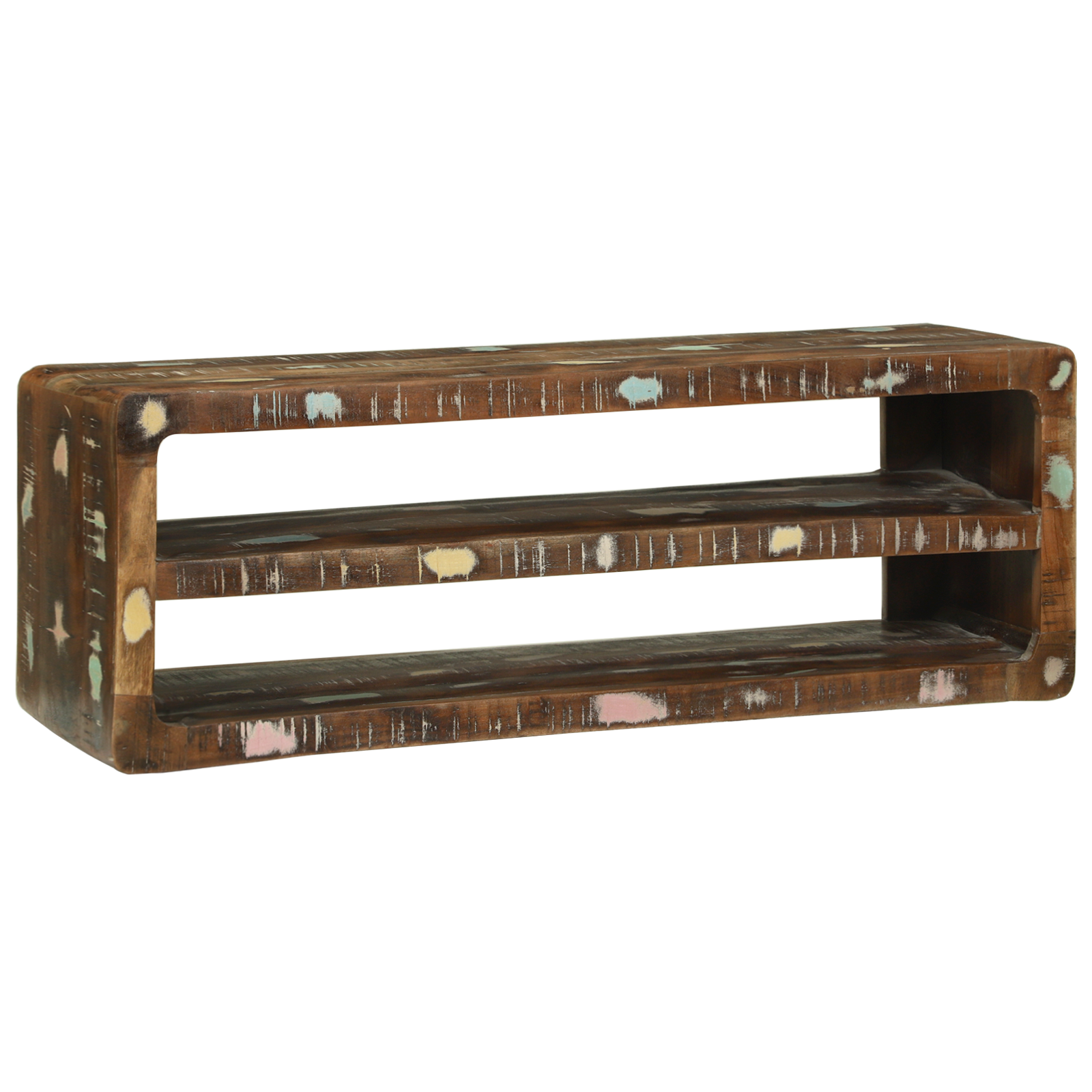 TV-meubel 100x32x36 cm Massief Hout Gerecycled