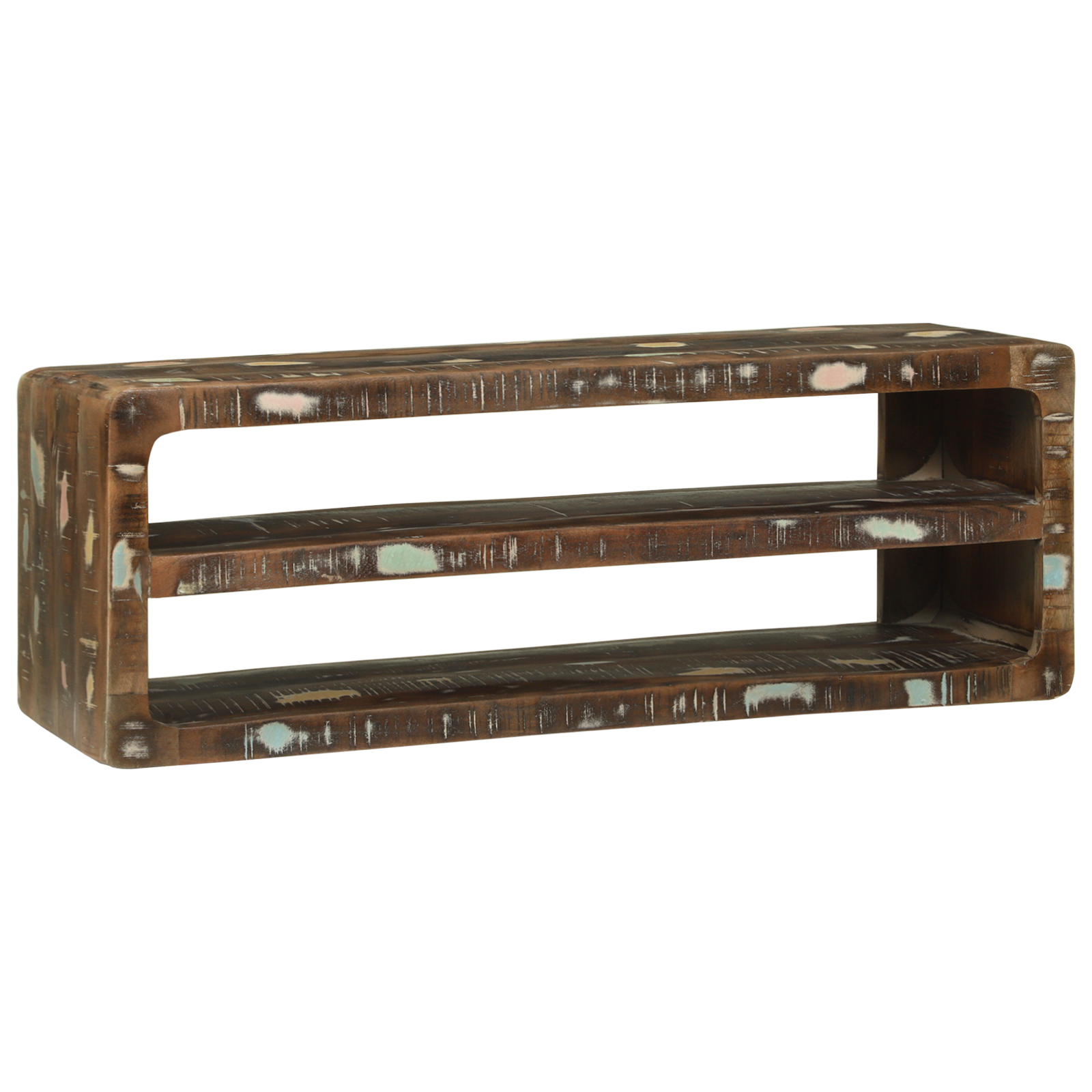 TV Cabinet 100x32x36 cm Solid Wood Reclaimed - Image 2