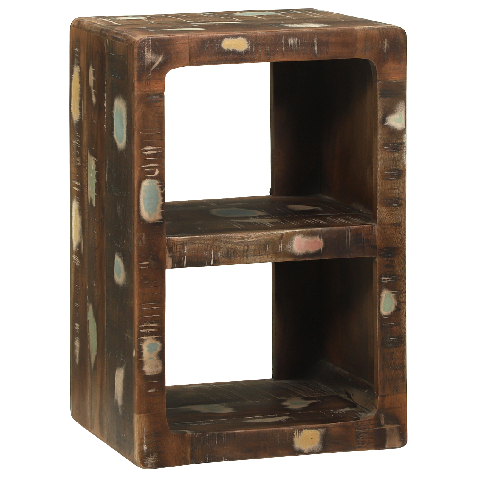 Media Storage Cabinet Reclaimed Wood Multicolour Solid Reclaimed Wood