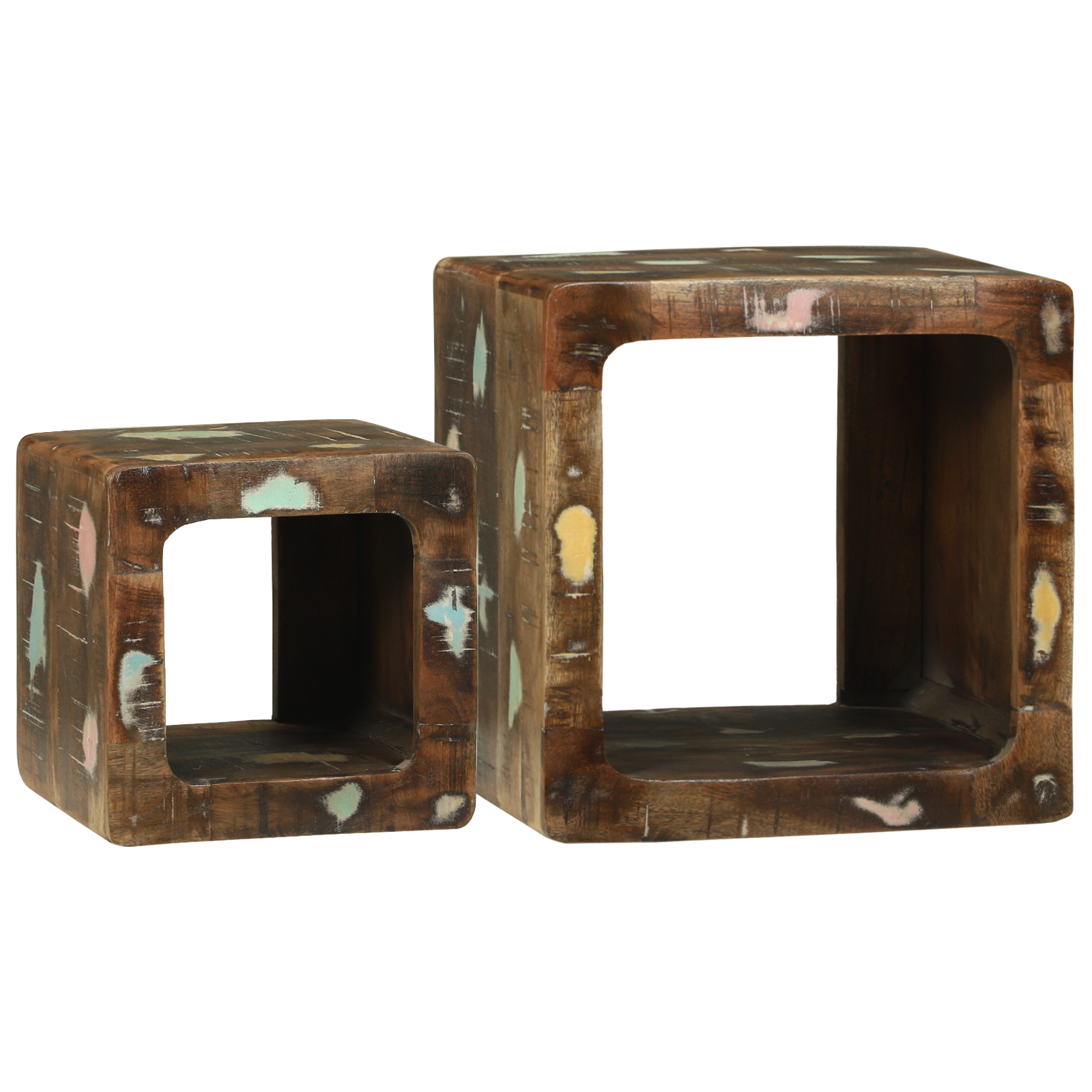 TV Unit 36x36x30 cm Solid Wood Reclaimed - Image 2