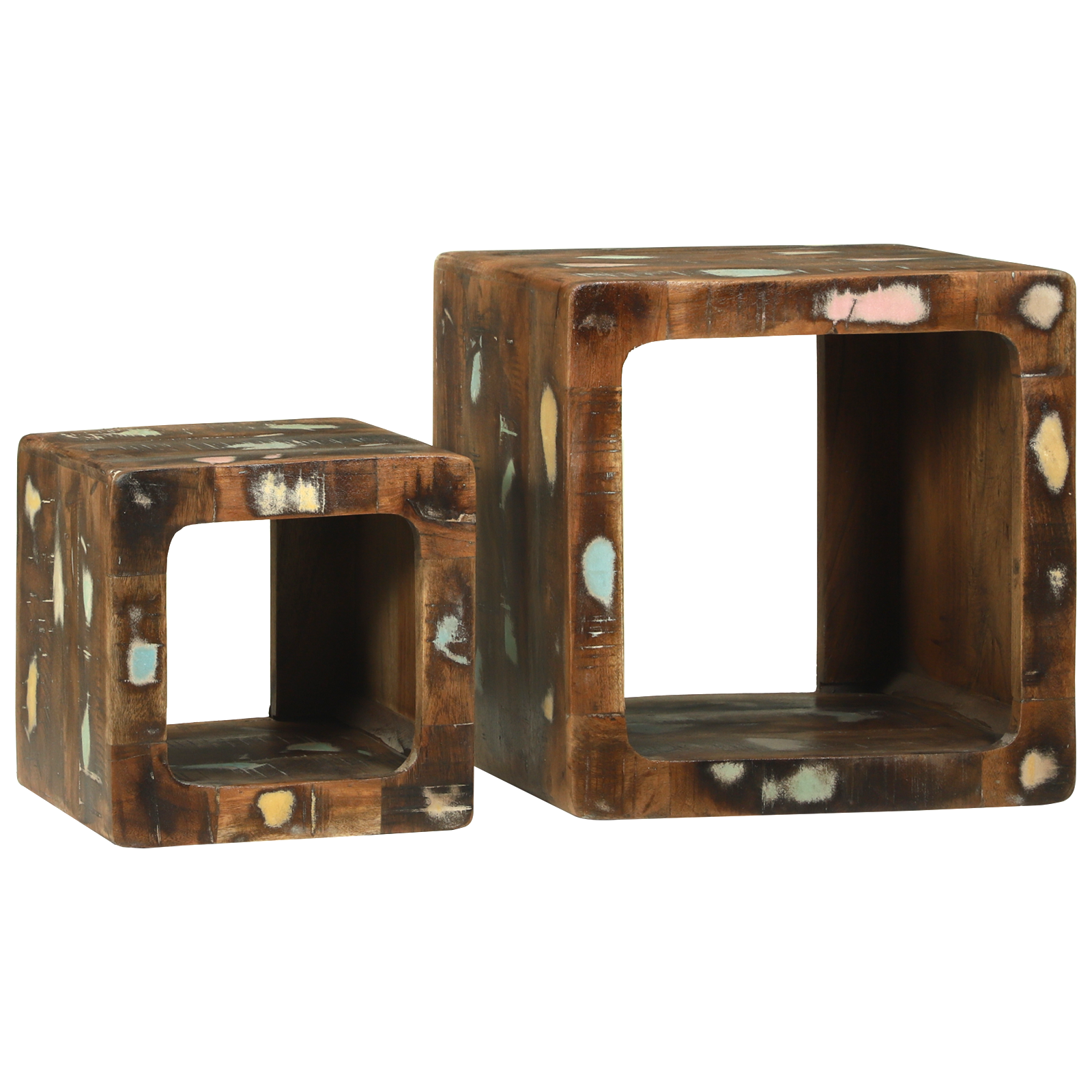 TV Unit 36x36x30 cm Solid Wood Reclaimed - Image 9