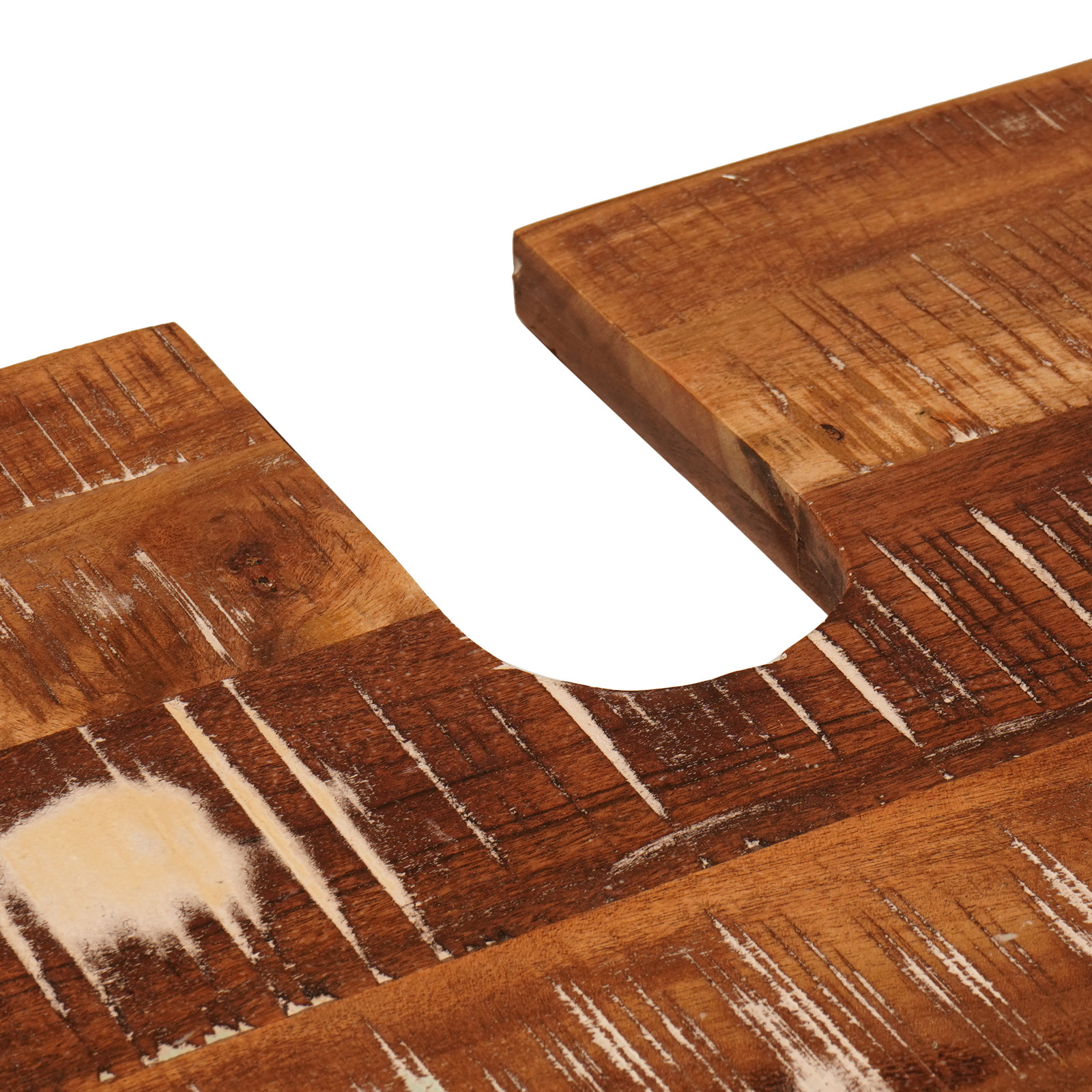 Badkamerkast Massief gerecycled hout en engineered hout