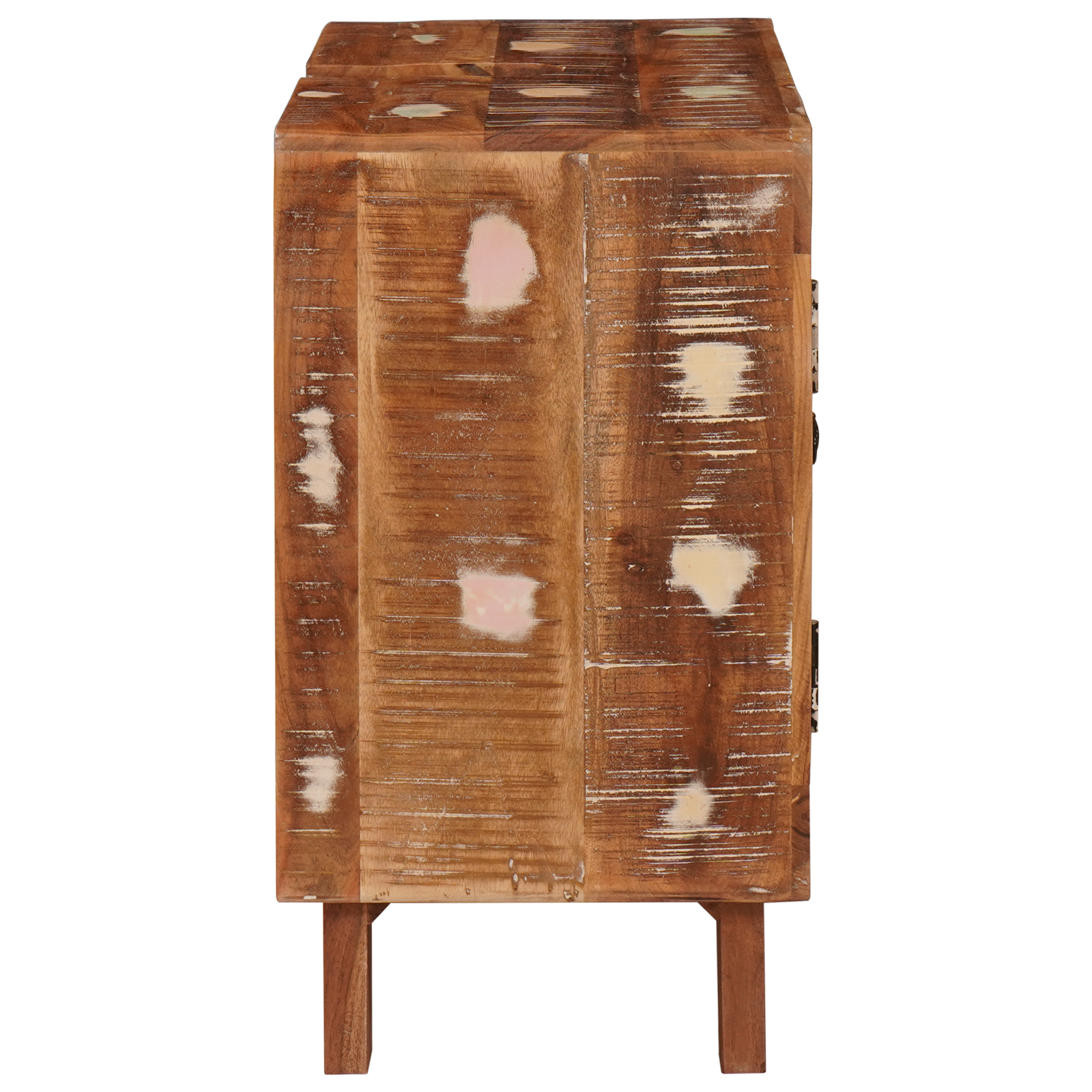 Badkamerkast Massief gerecycled hout en engineered hout