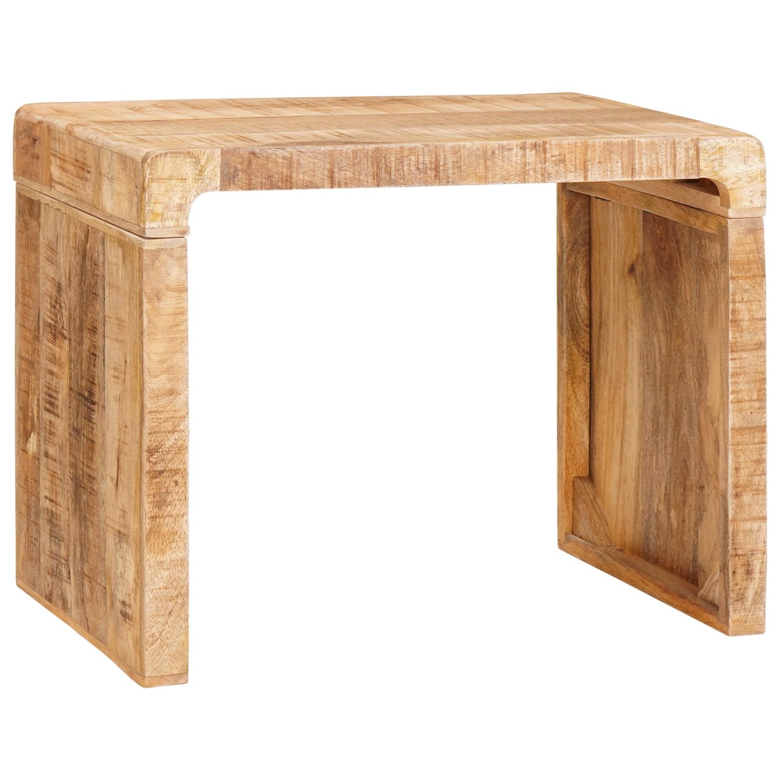 Bijzettafel Bruin 60 x 35 x 46 cm Massief mango hout