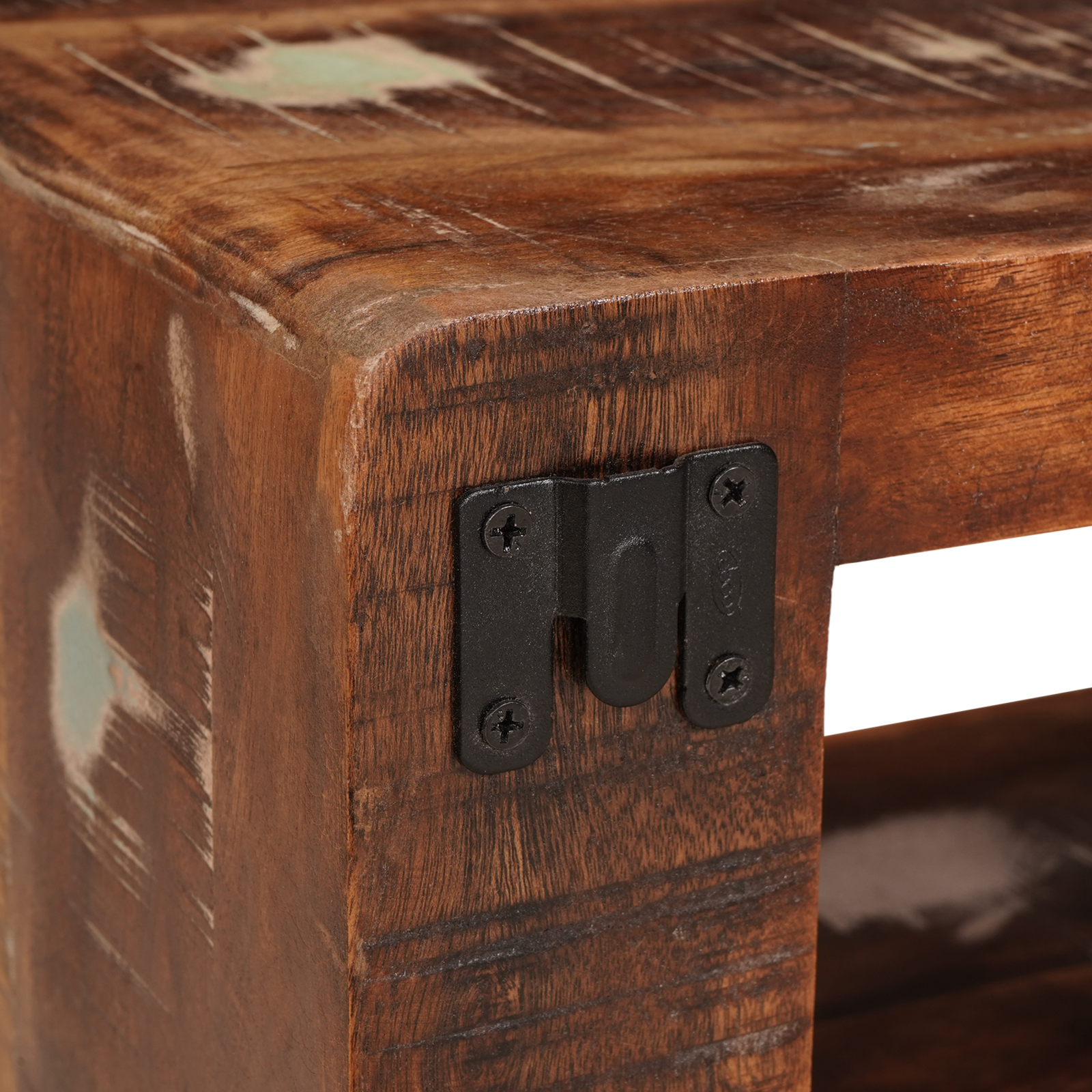 Nachtkastje 2 pcs Bruin 45 x 30 x 24 cm Massief Gerecycled Hout