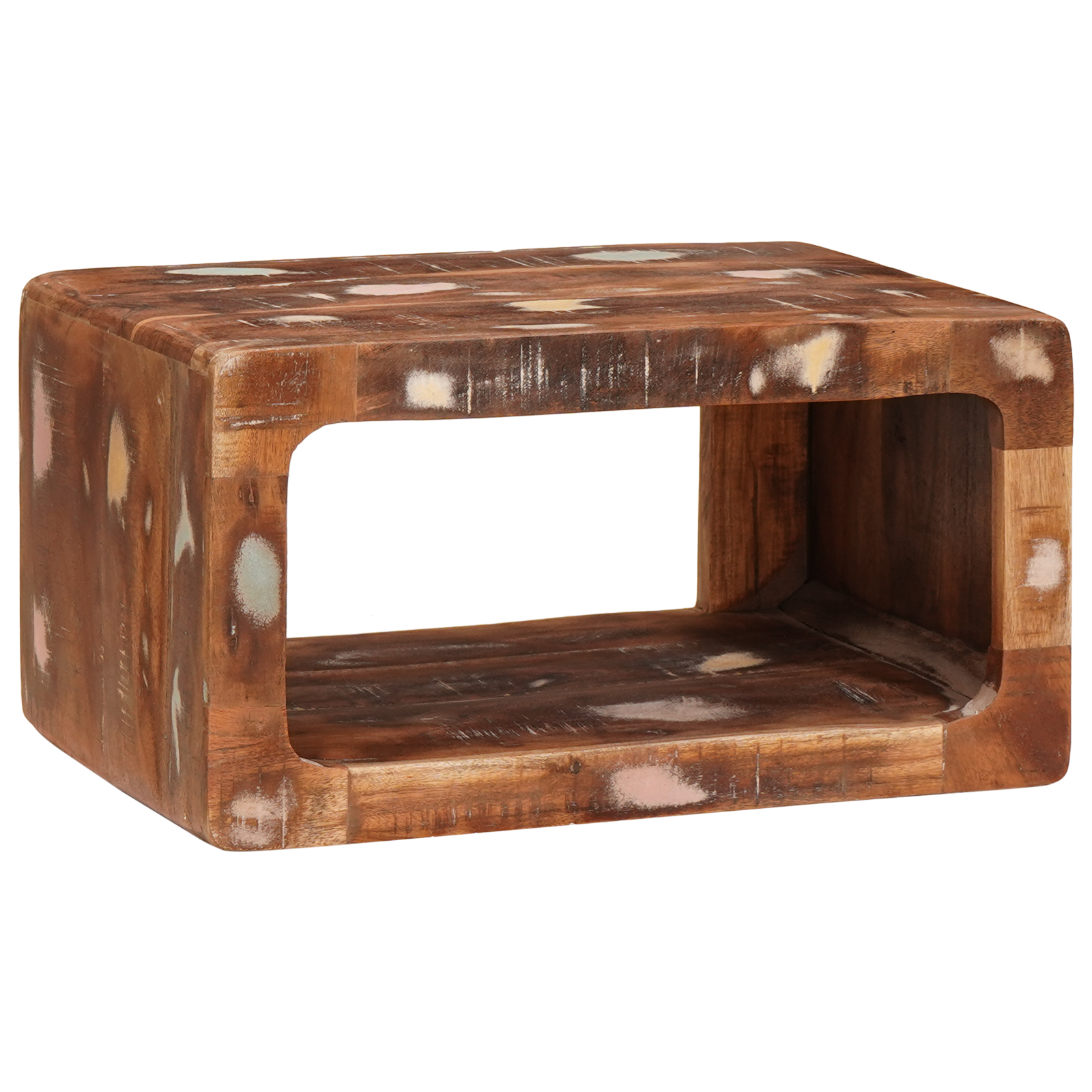 Nachtkastje 2 pcs Bruin 45 x 30 x 24 cm Massief Gerecycled Hout