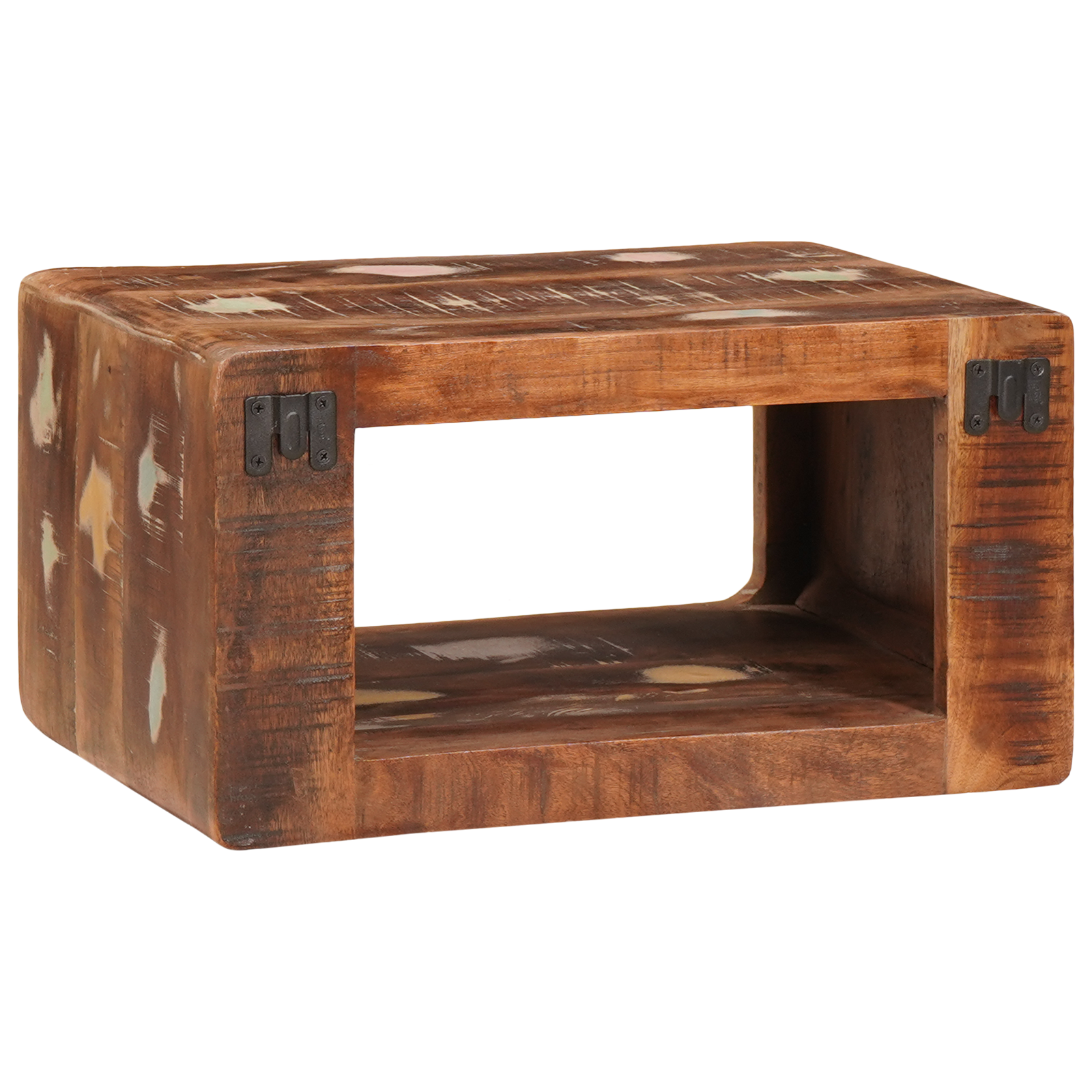 Nachtkastje 2 pcs Bruin 45 x 30 x 24 cm Massief Gerecycled Hout