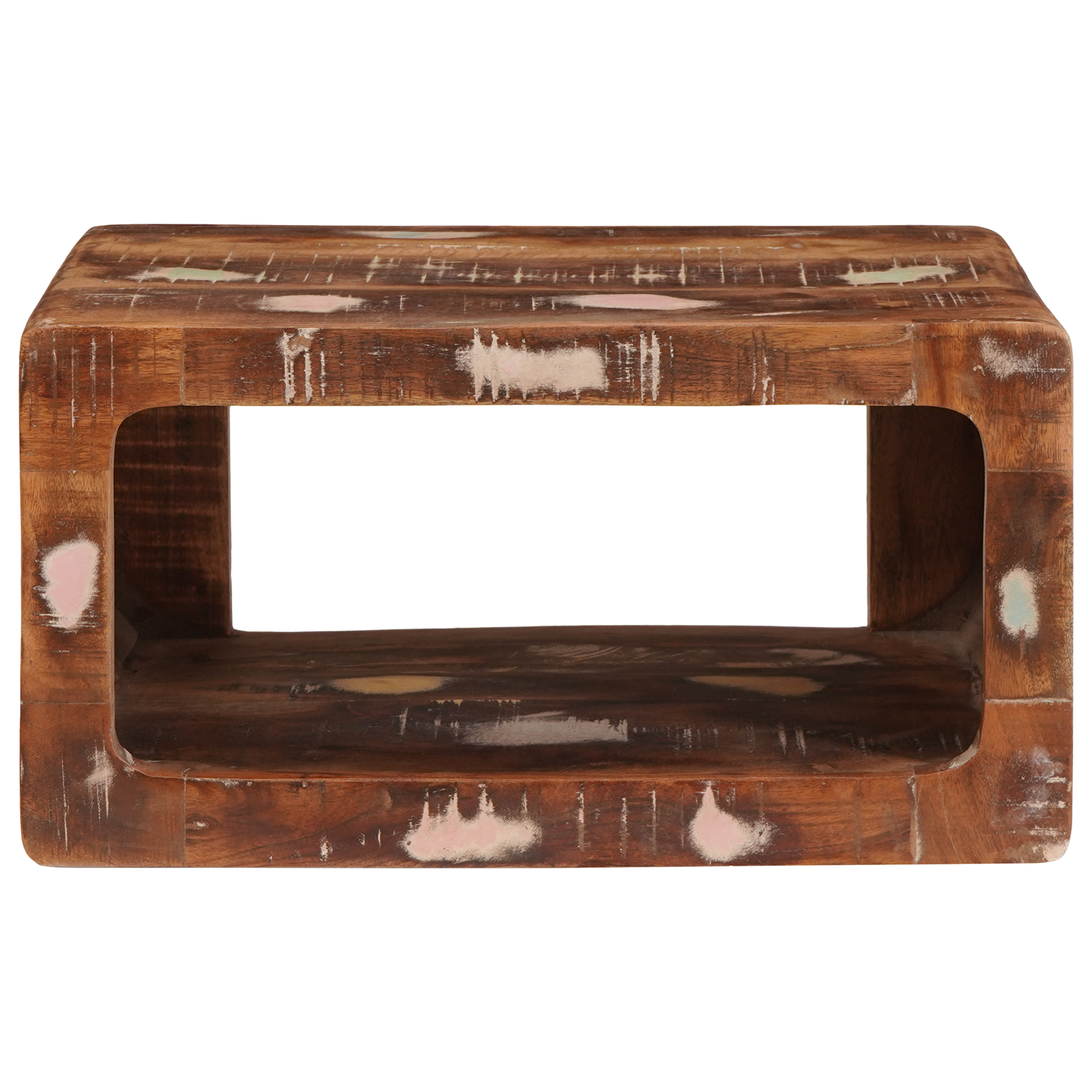 Nachtkastje 2 pcs Bruin 45 x 30 x 24 cm Massief Gerecycled Hout