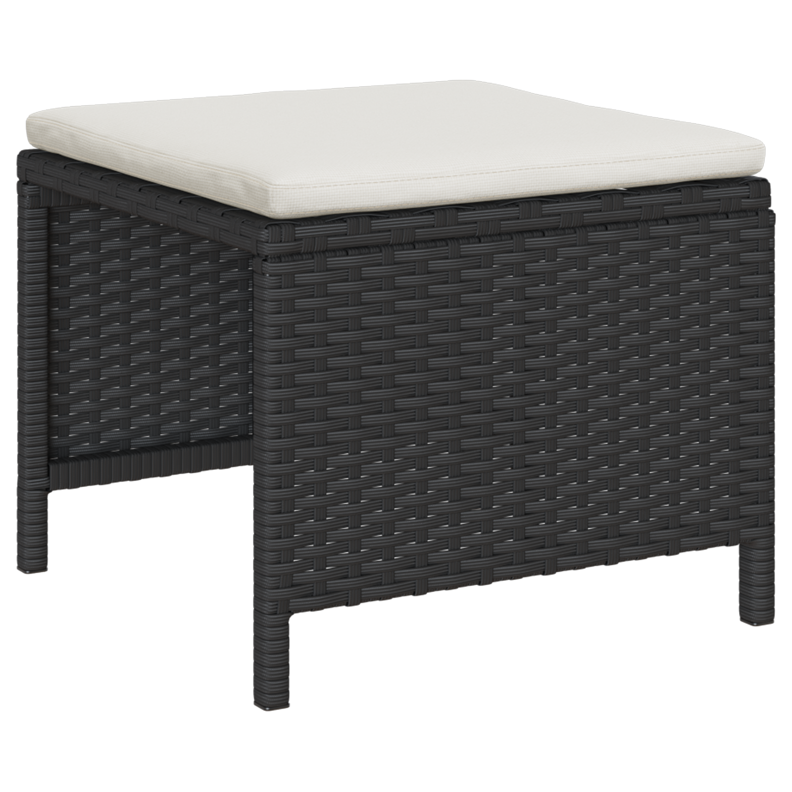 Outdoor Sofa Set Black Synthetic Rattan Medium Outdoor Sofa Set - Image 6