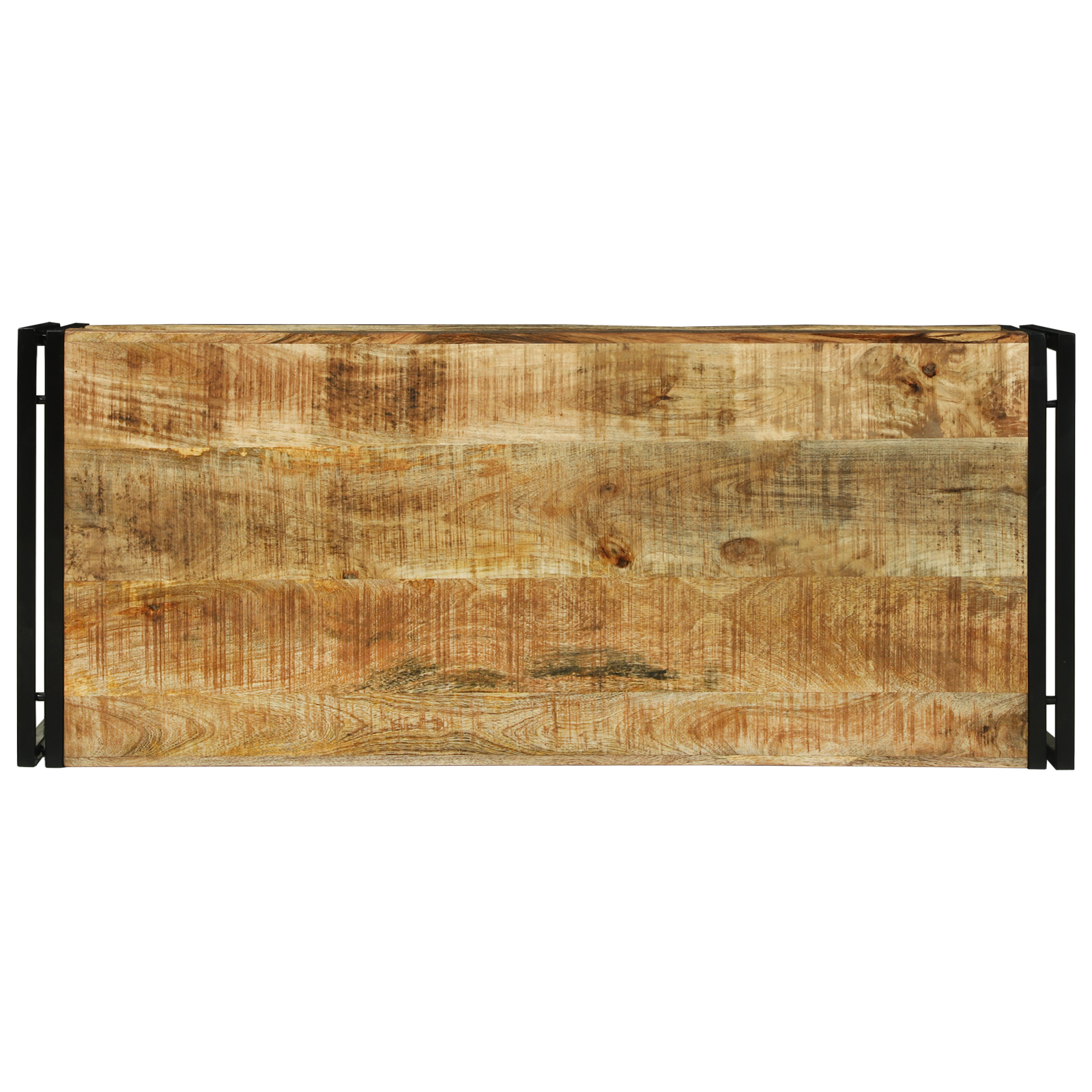 Coffee Table 120x50x38 cm Solid Rough Wood Mango - Image 5