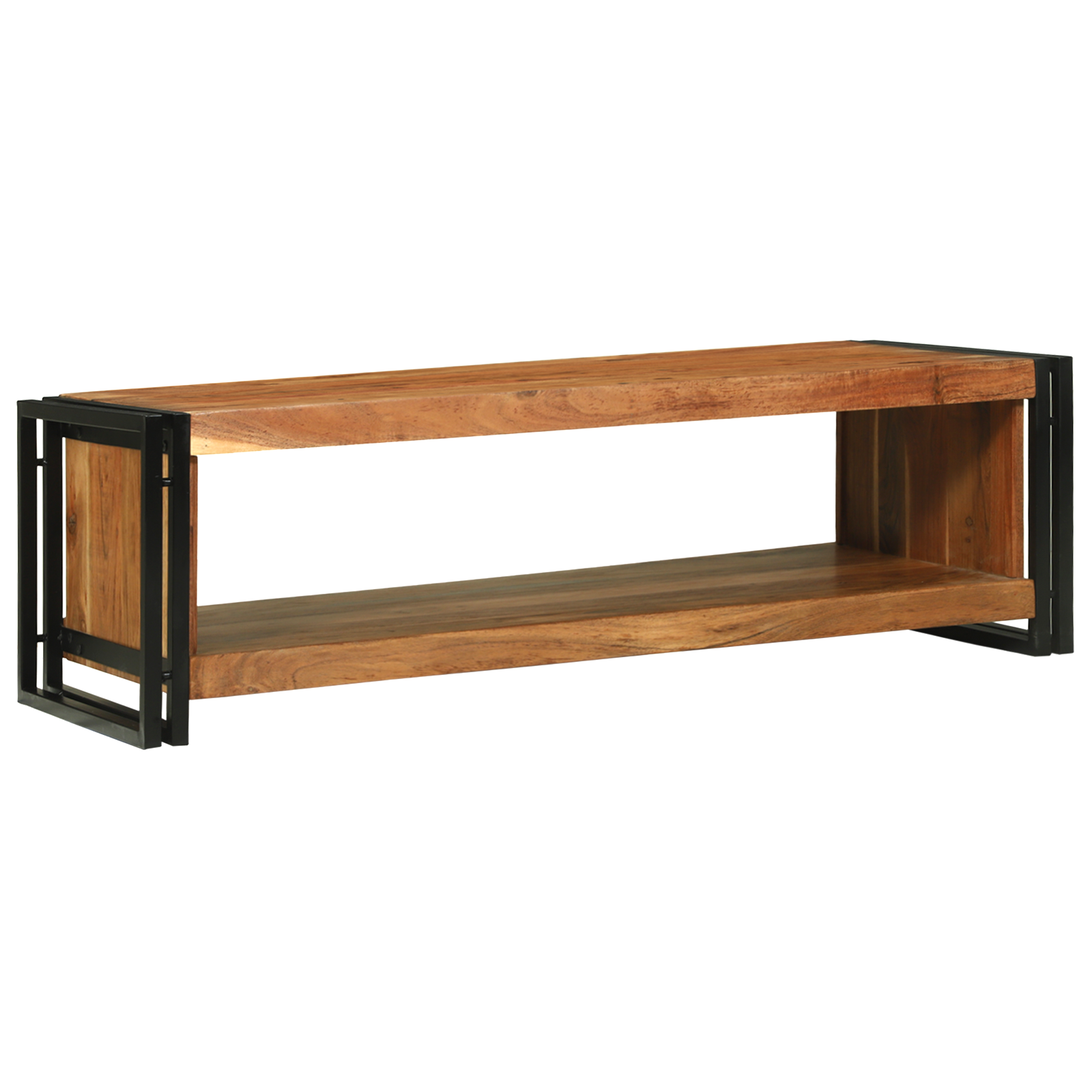 Coffee Table 120x50x38 cm Solid Wood Acacia - Image 2
