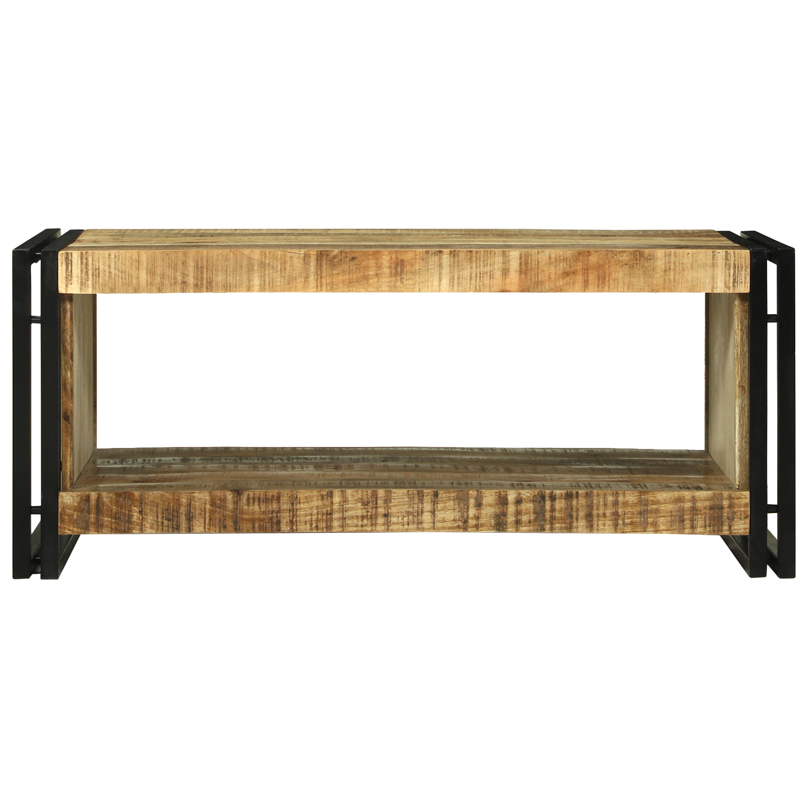 Coffee Table 90x50x38 cm Solid Rough Wood Mango - Image 3