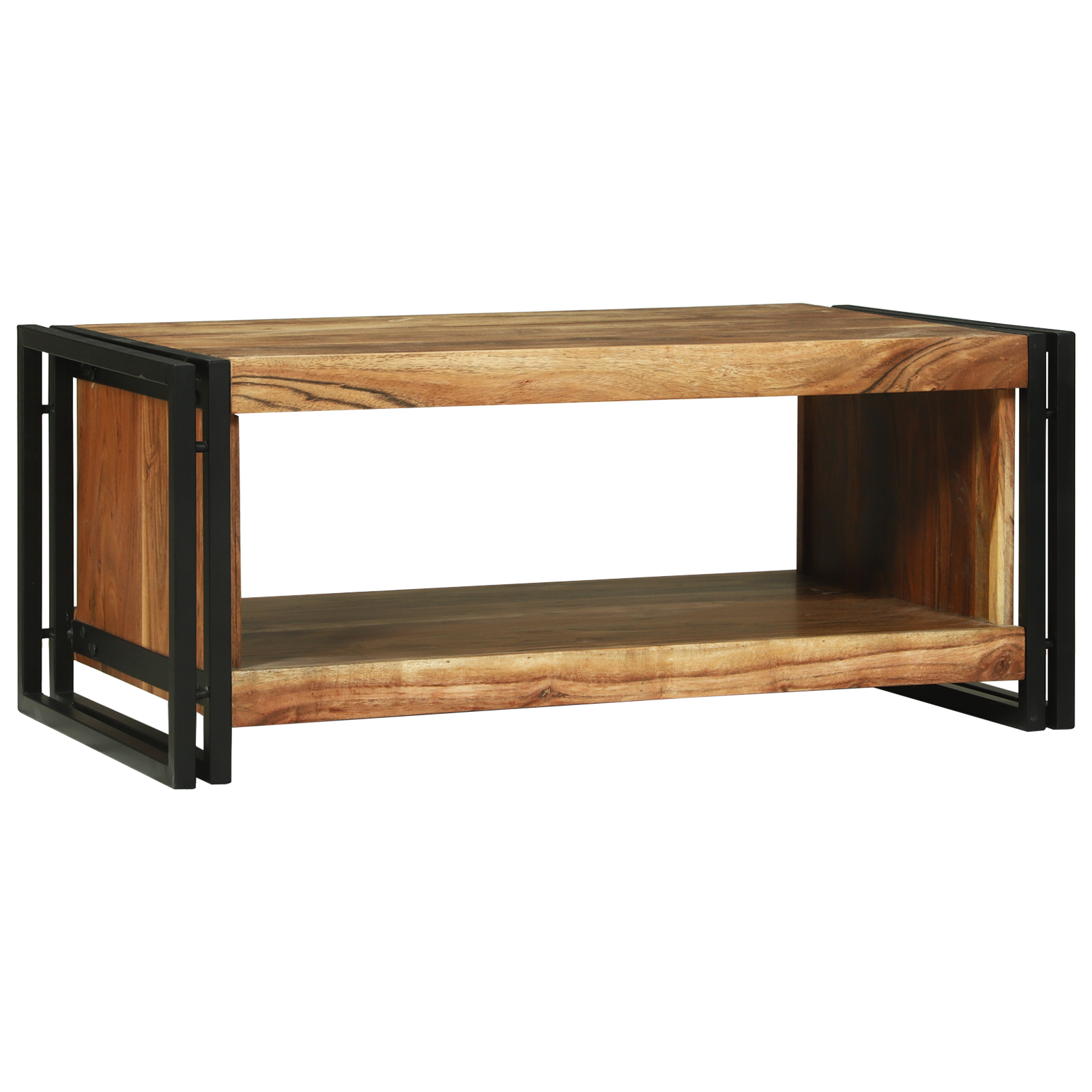 Coffee Table 90x50x38 cm Solid Wood Acacia - Image 2