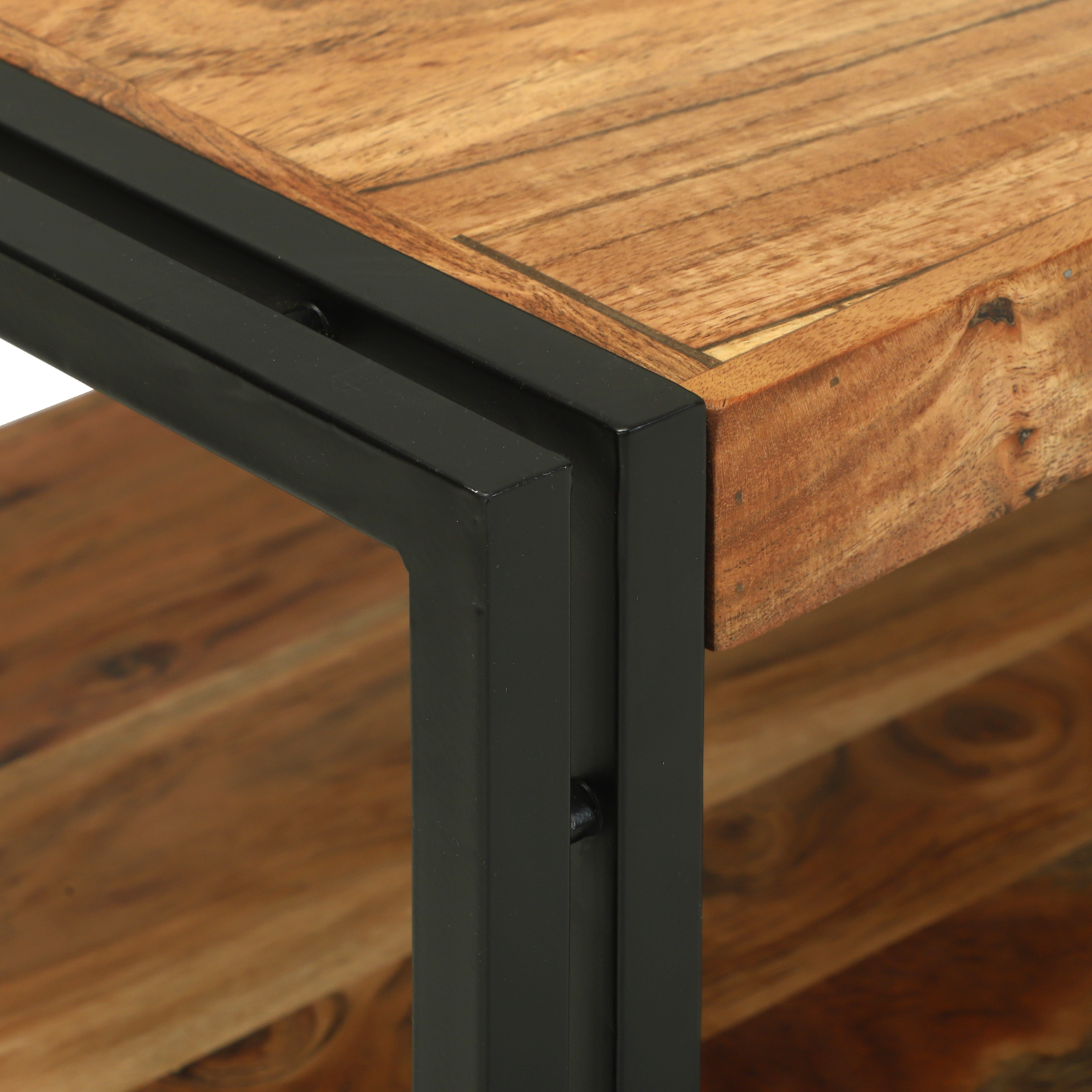 Coffee Table 120x50x38 cm Solid Wood Acacia - Image 6