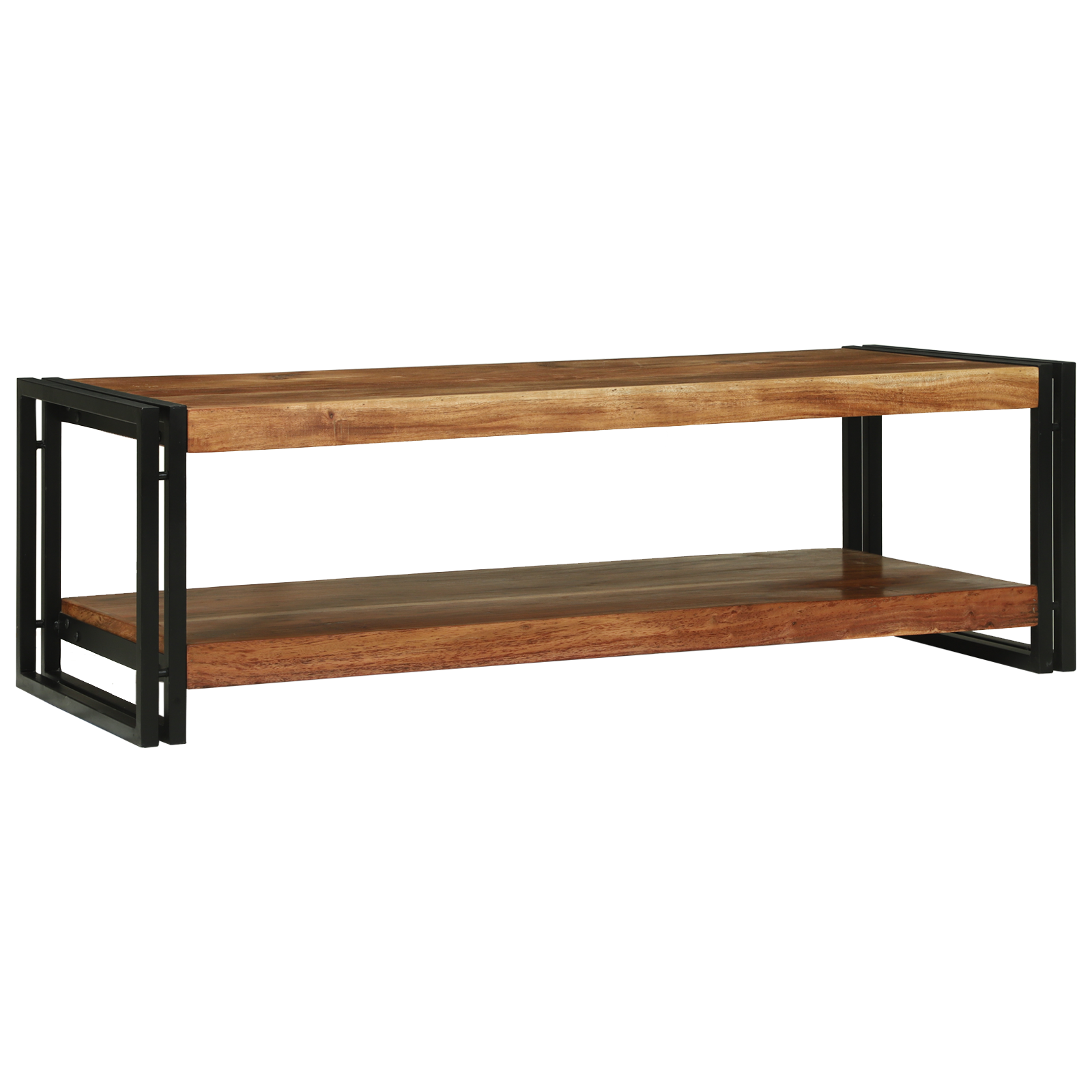 Coffee Table 120x50x38 cm Solid Wood Acacia - Image 5