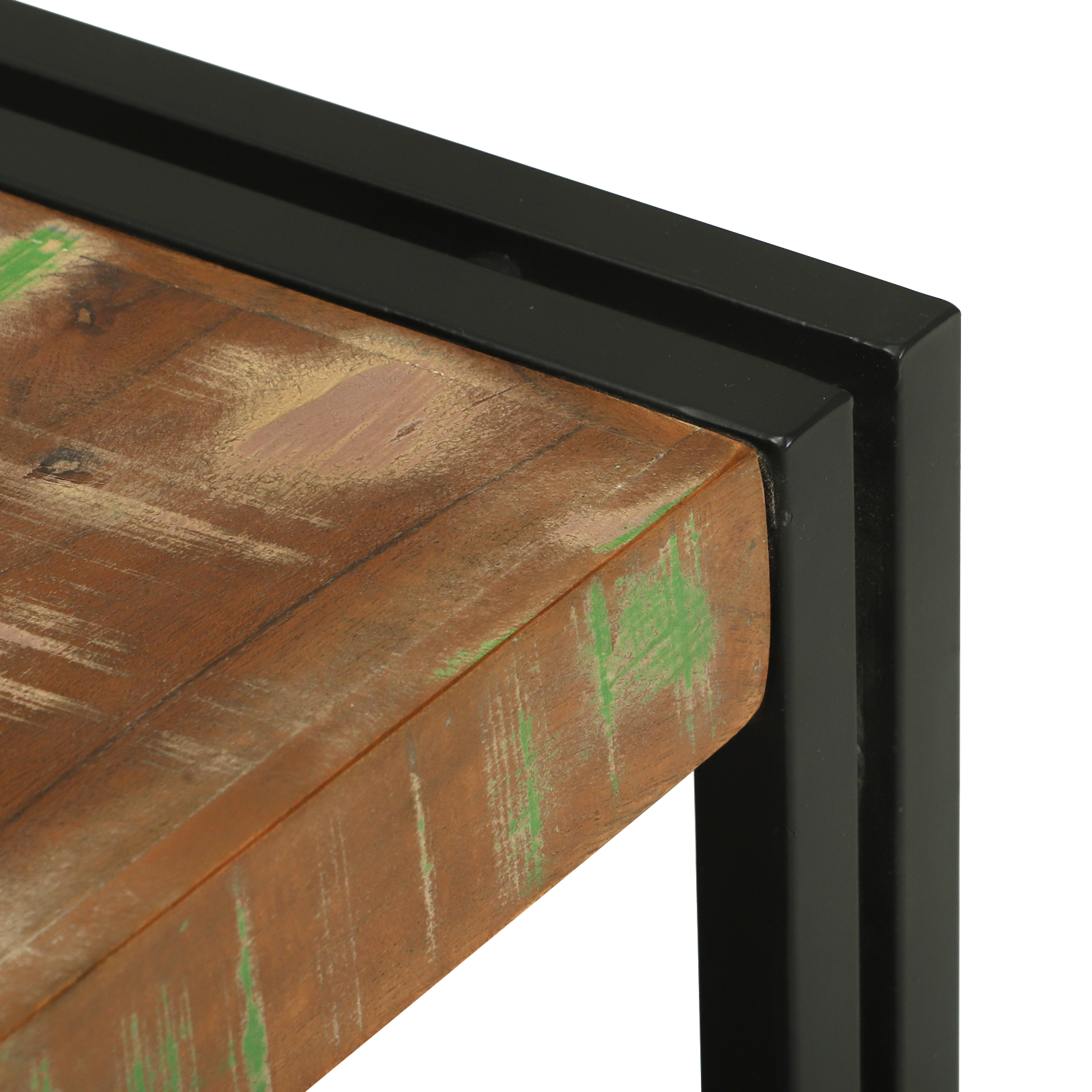 Coffee Table Multicolour 120x50x38 cm Solid Wood Reclaimed - Image 6