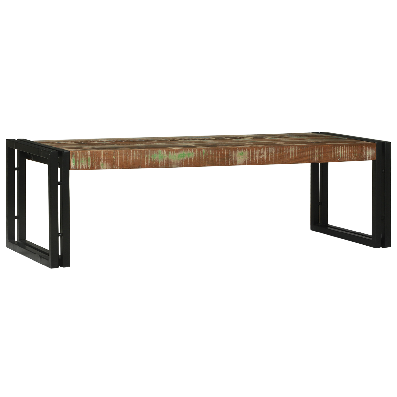 2 Piece Coffee Table Set Solid Wood Reclaimed - Image 4