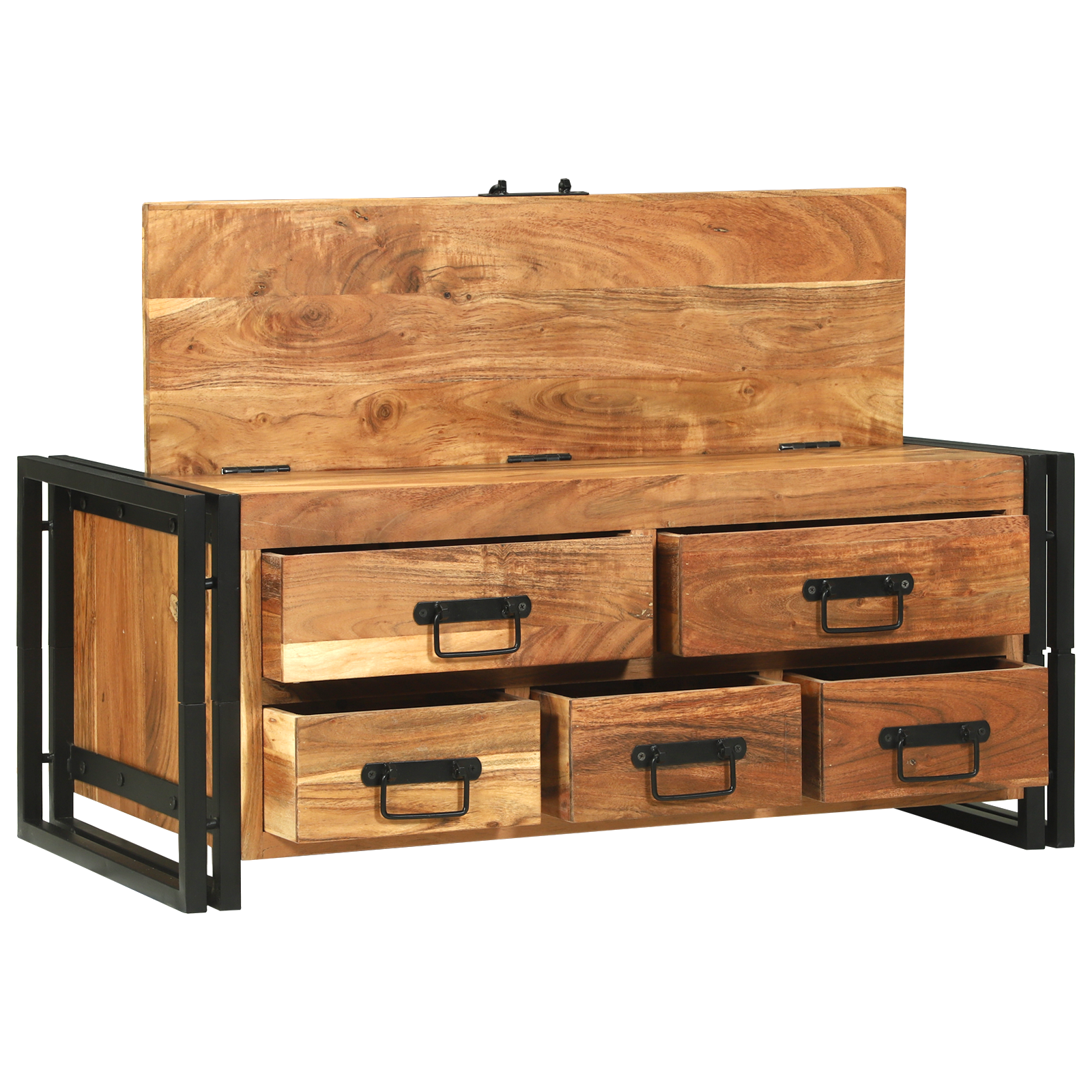 Coffee Table 90x50x38 cm Solid Wood Acacia - Image 3