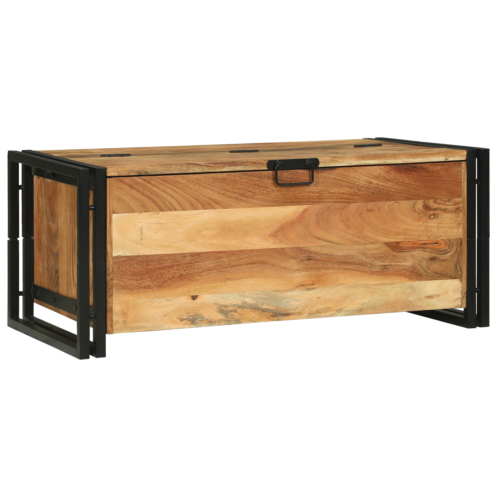Coffee Table 90x50x38 cm Solid Wood Acacia - Image 6