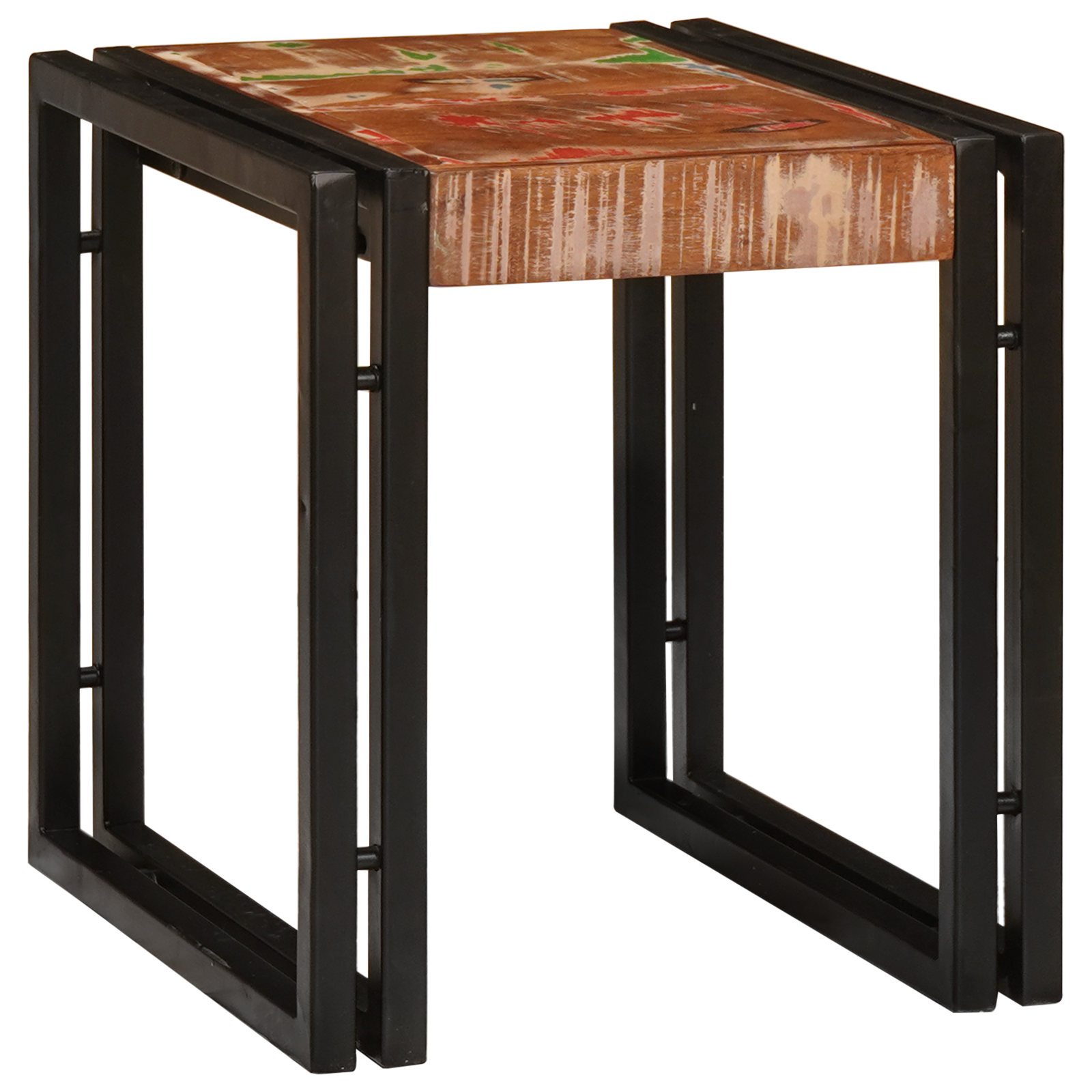 Nesting Tables 3 pcs Solid Wood Reclaimed - Image 4