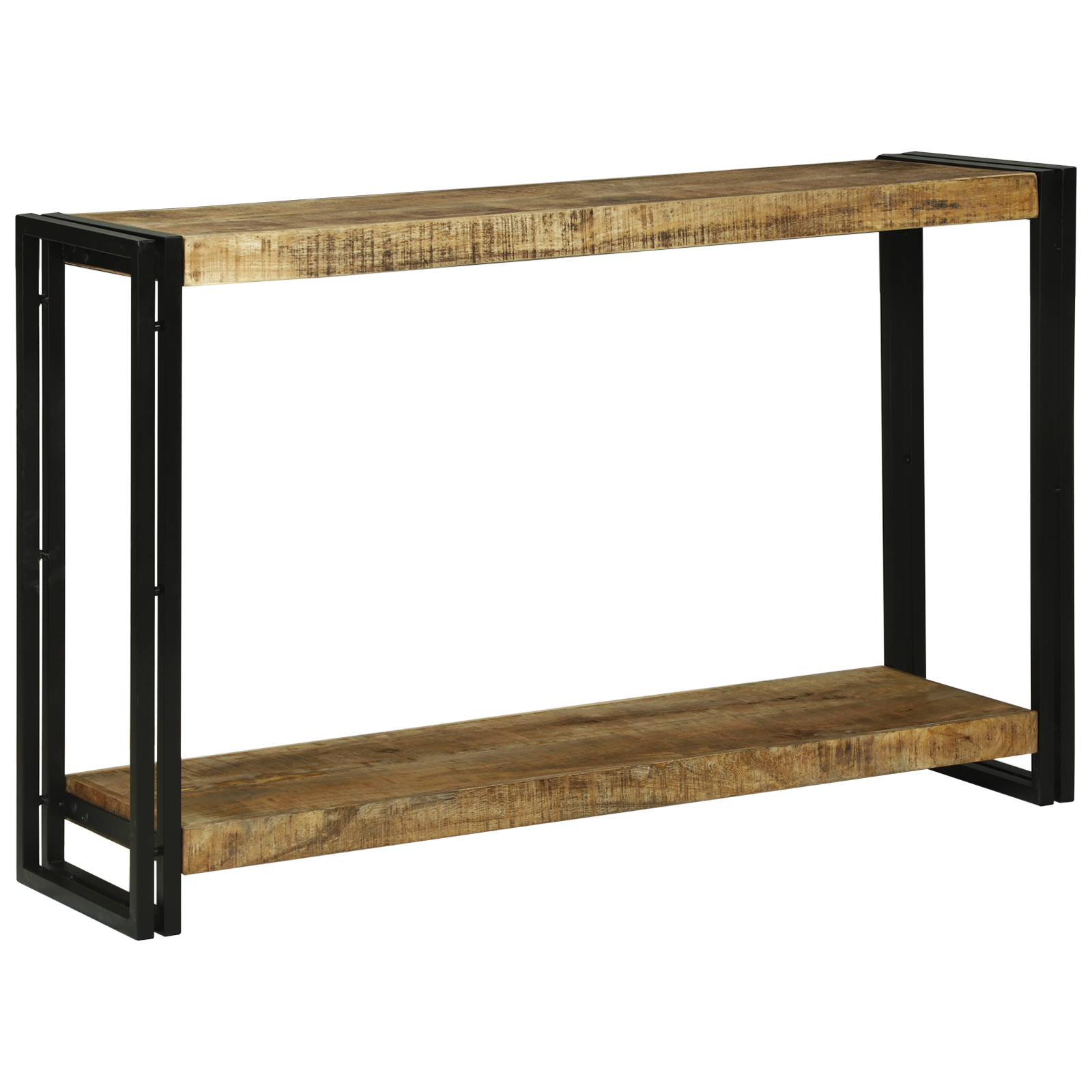 Console Table 120x33x75 cm Solid Rough Wood Mango - Image 2