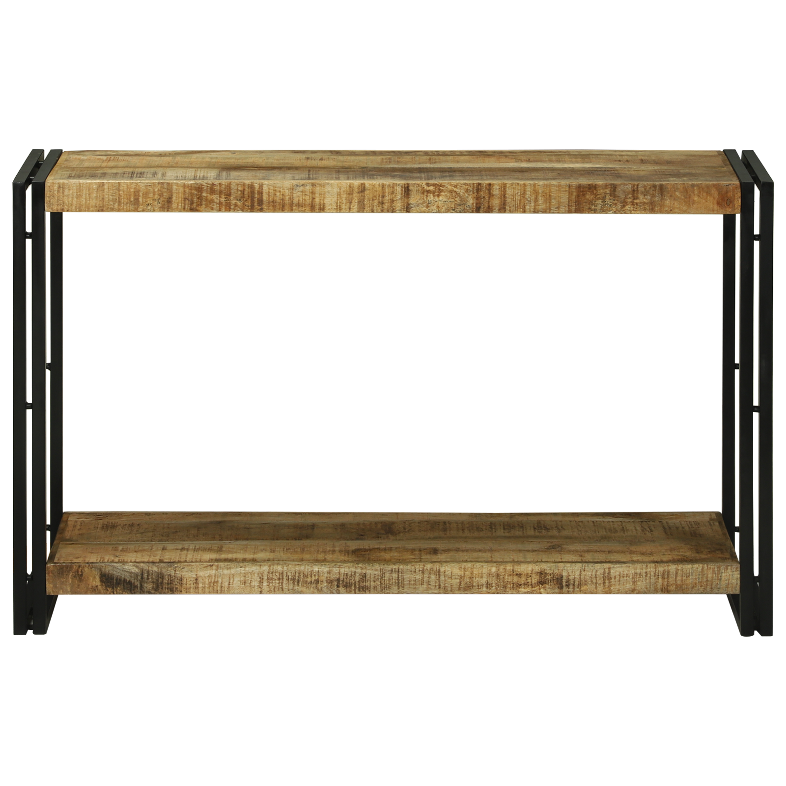 Console Table 120x33x75 cm Solid Rough Wood Mango - Image 3