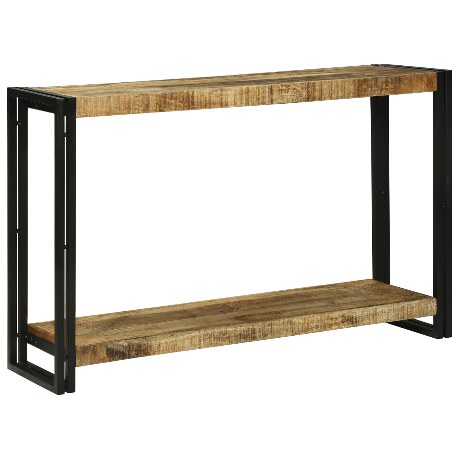 Console Table 120x33x75 cm Solid Rough Wood Mango - Image 5