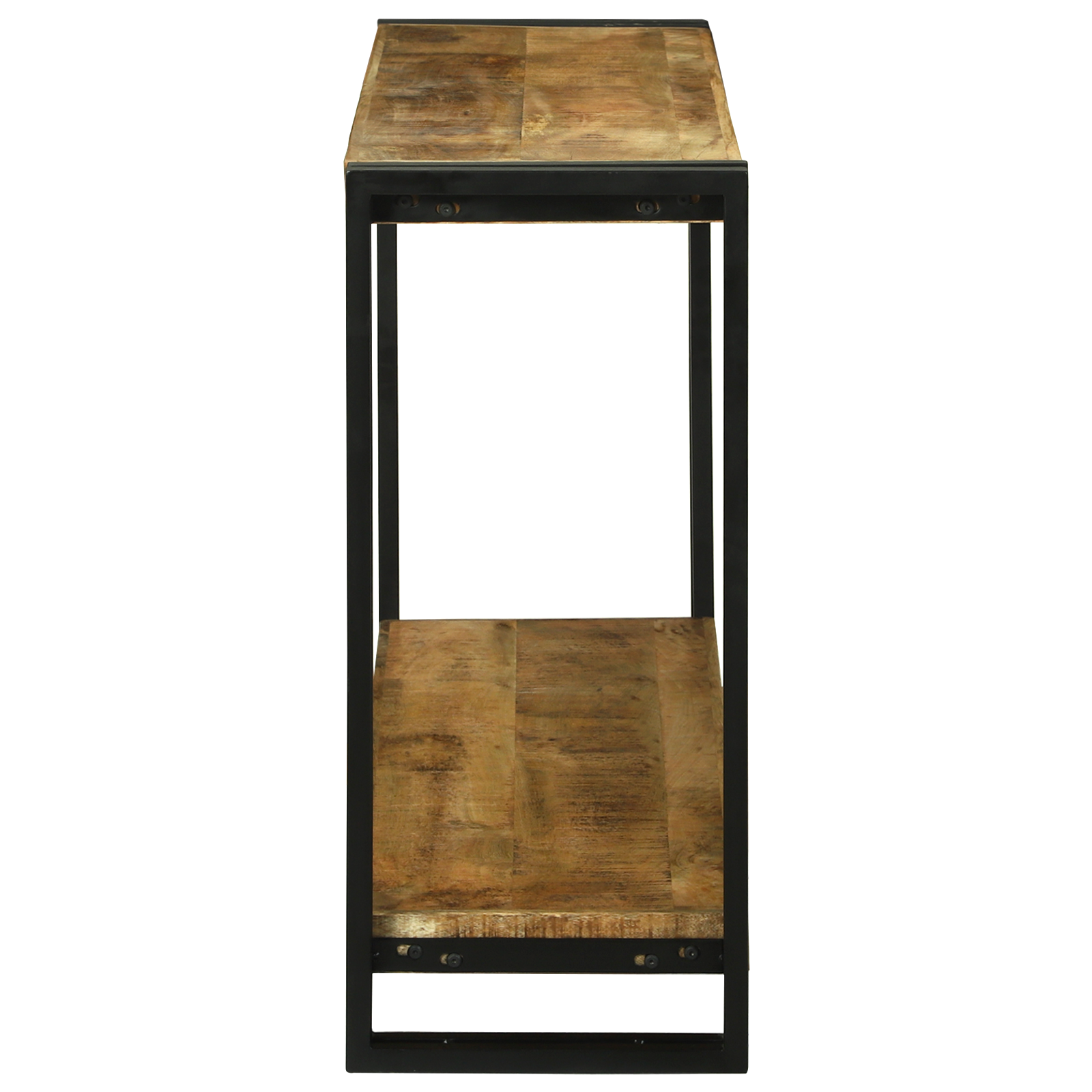 Console Table 120x33x75 cm Solid Rough Wood Mango - Image 4