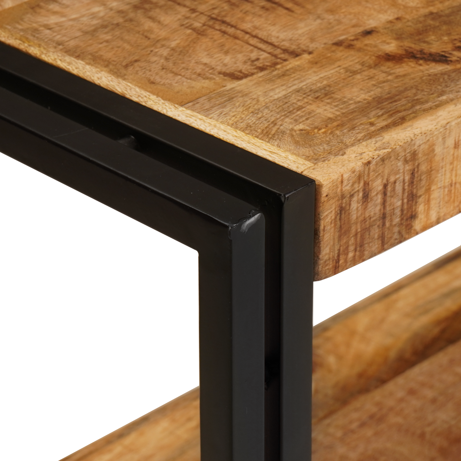 Console Table 160x33x75 cm Solid Rough Wood Mango - Image 6