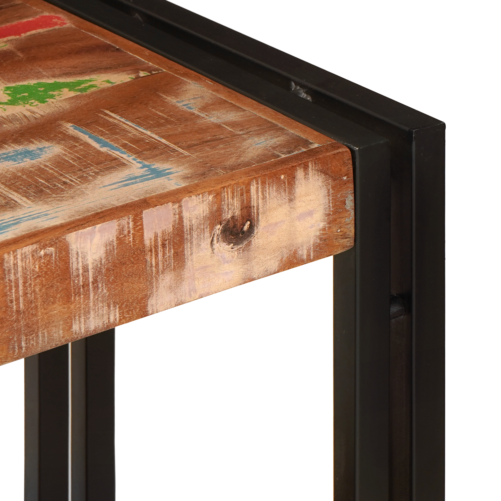 Console Table 160x33x75 cm Solid Wood Reclaimed - Image 6