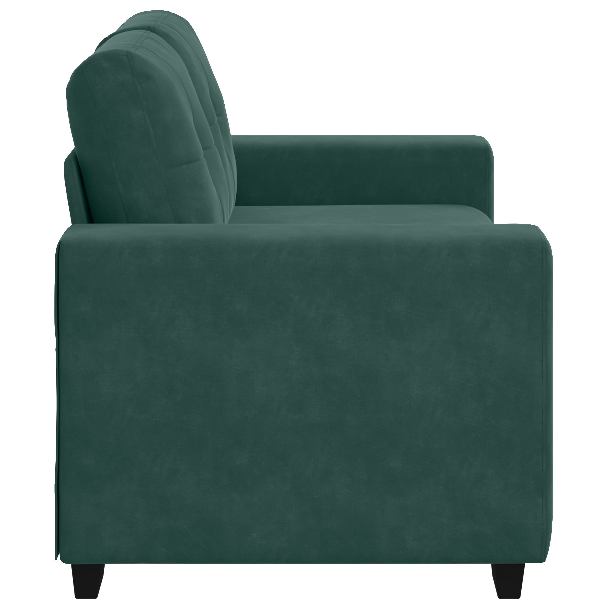 Loveseat Sofa in Dark Green Velvet, 120 cm - Image 5