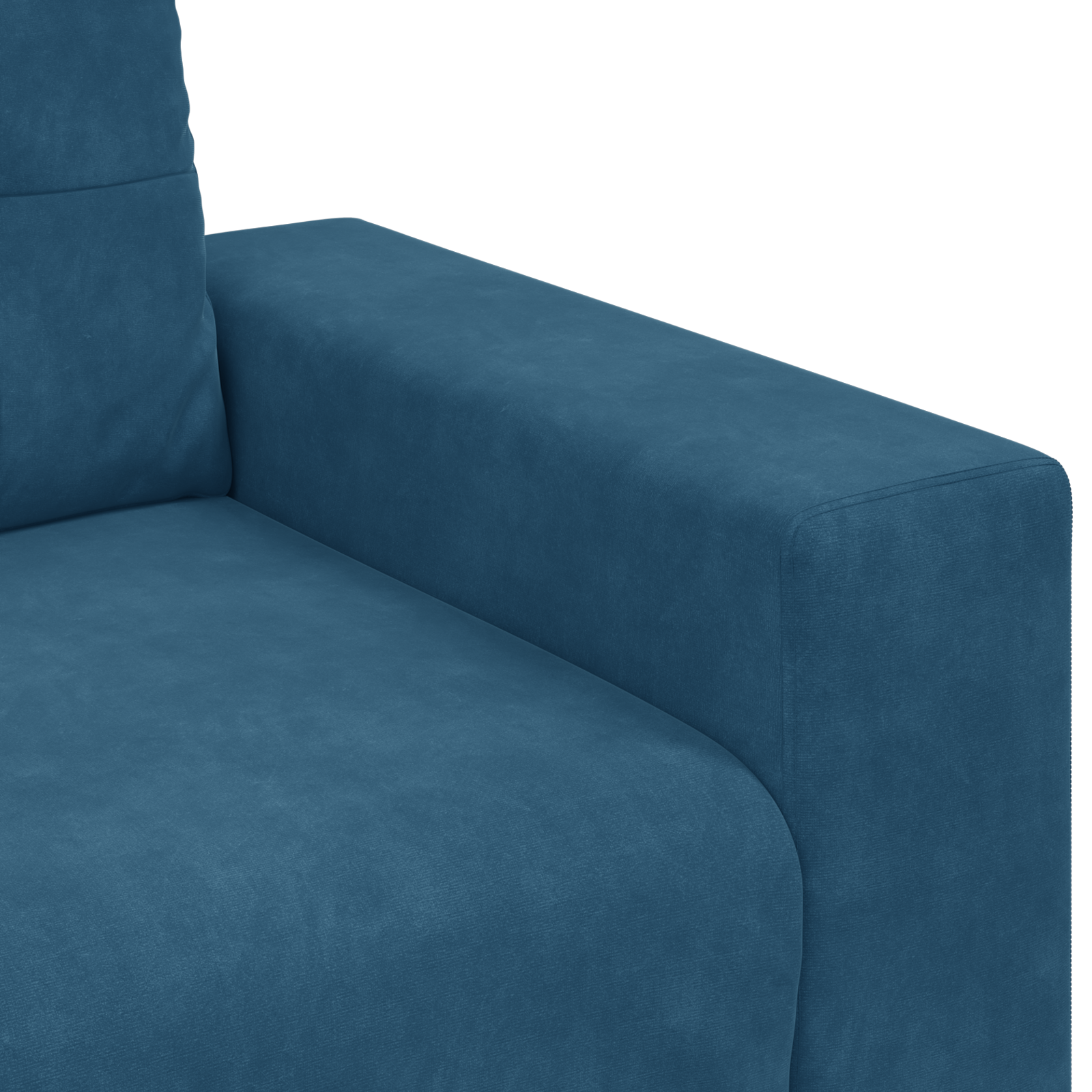 vidaXL 3-Sitzer-Sofa Blau 180 cm Samt – Bild 6