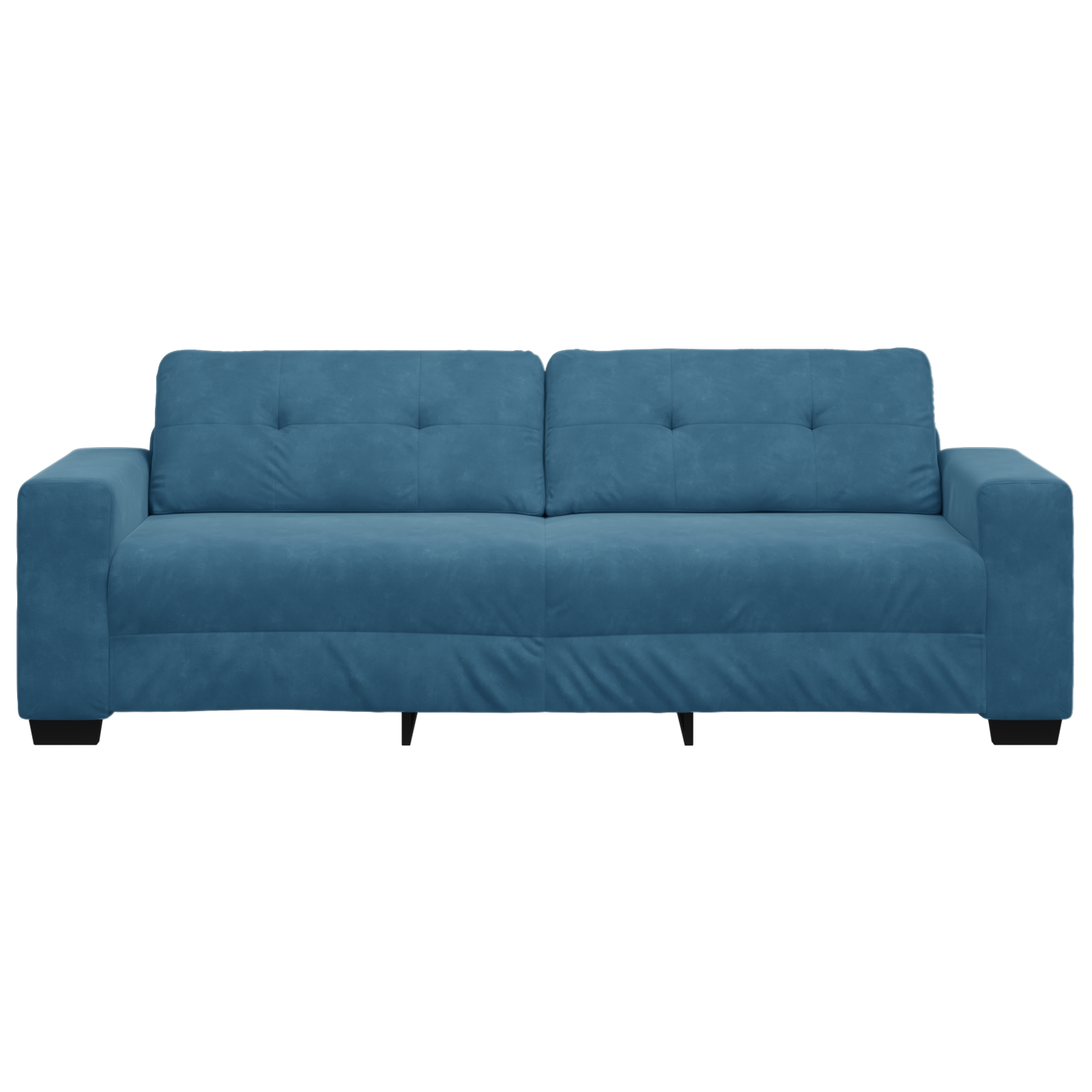 3-zitsbank blauw 180 cm fluweel - Afbeelding 4