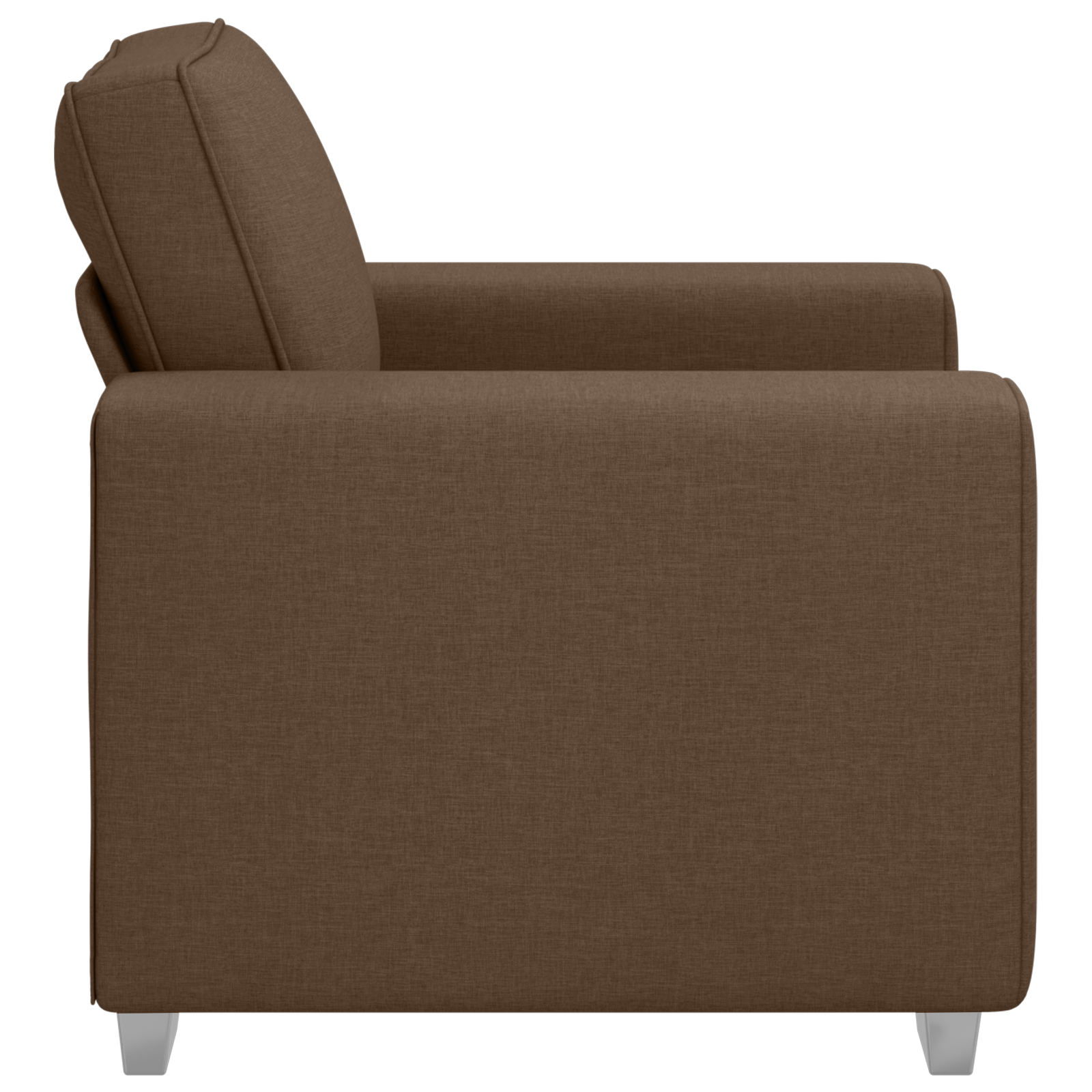 Brown Fabric Sofa Chair 59 cm - Image 6