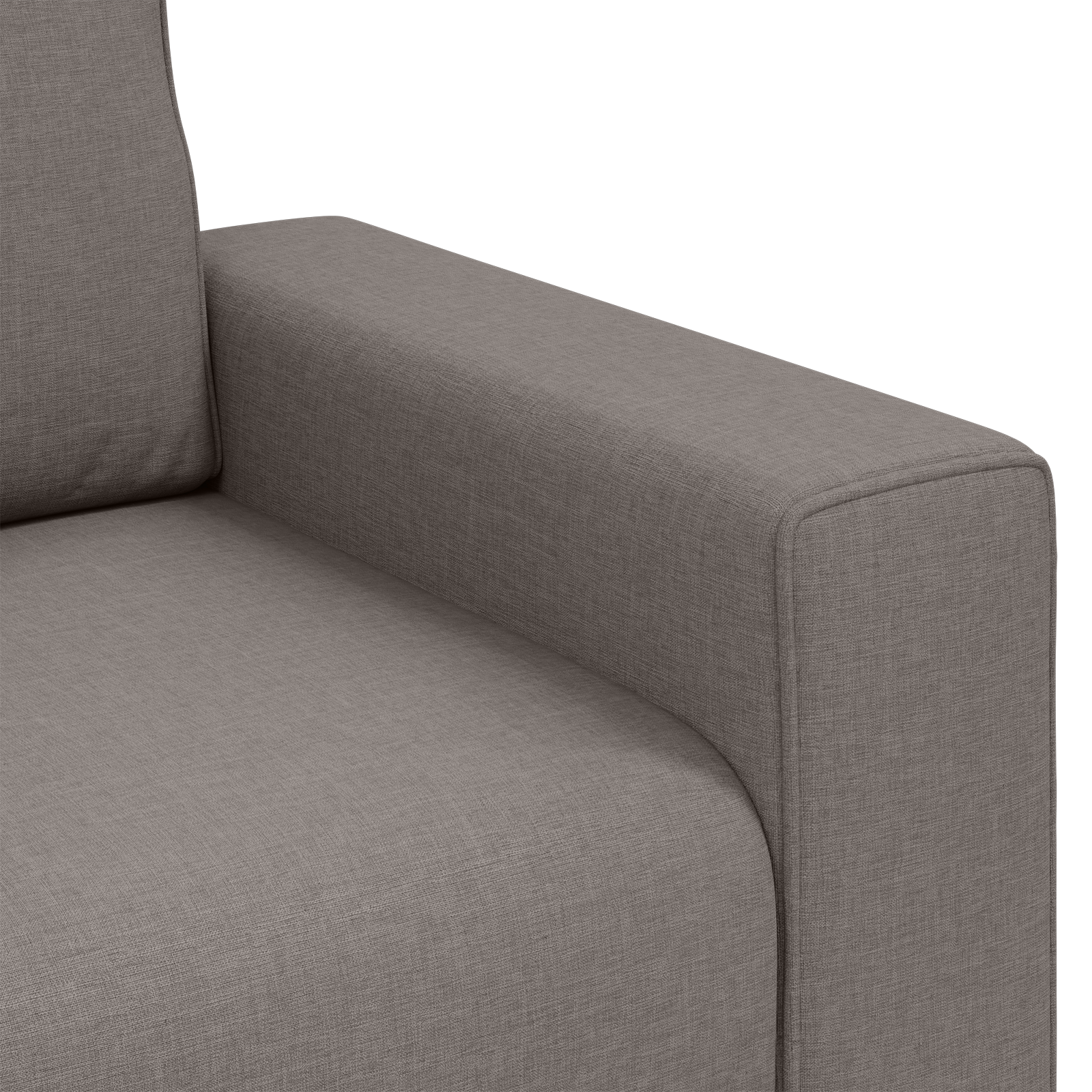 Sofa Chair in Taupe - 59 cm Fabric - Image 7
