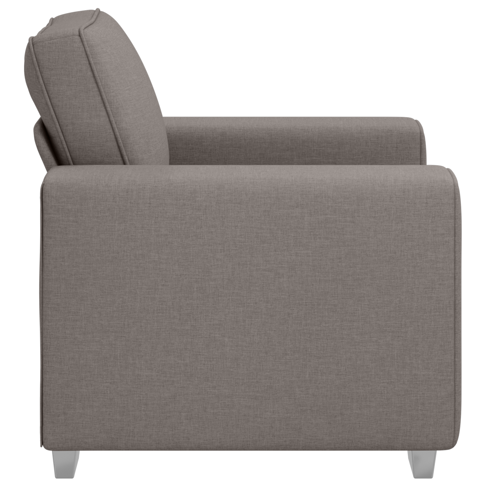 Sofa Chair in Taupe - 59 cm Fabric - Image 6