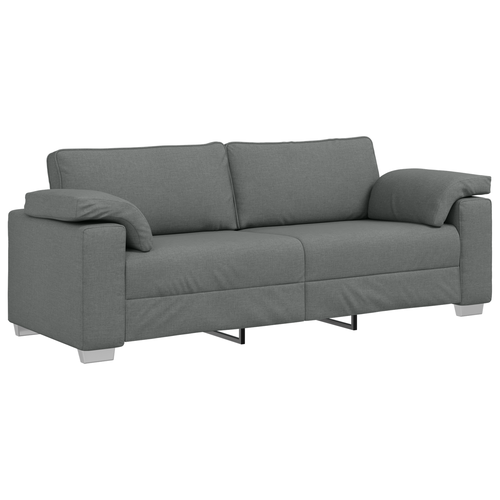 Thumbnail - vidaXL Sofa 3-Sitzer Dunkelgrau 178 cm Stoff