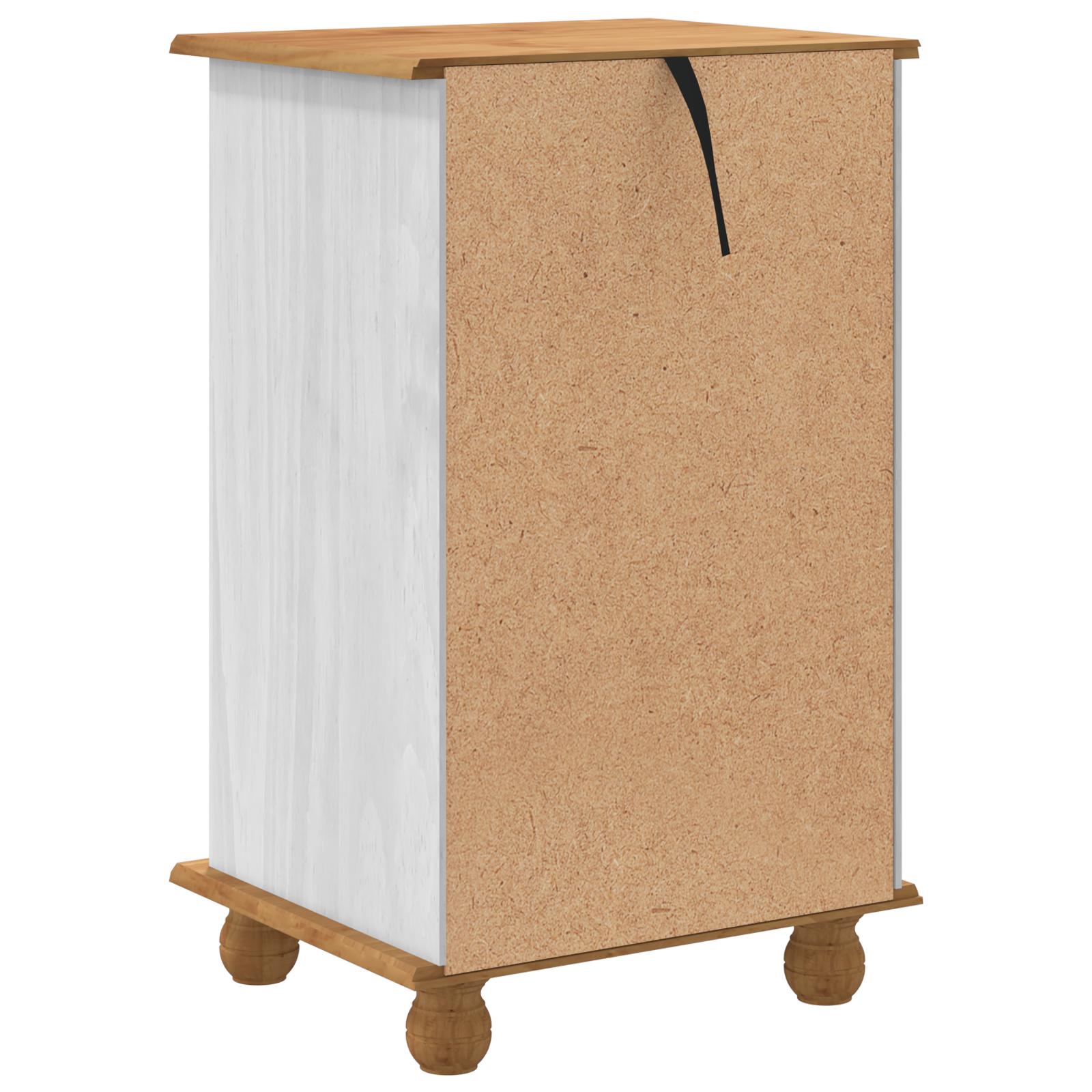 Chest of Drawers 'ASKIM'White 45.8x40x79 cm Solid Wood Pine - Image 8