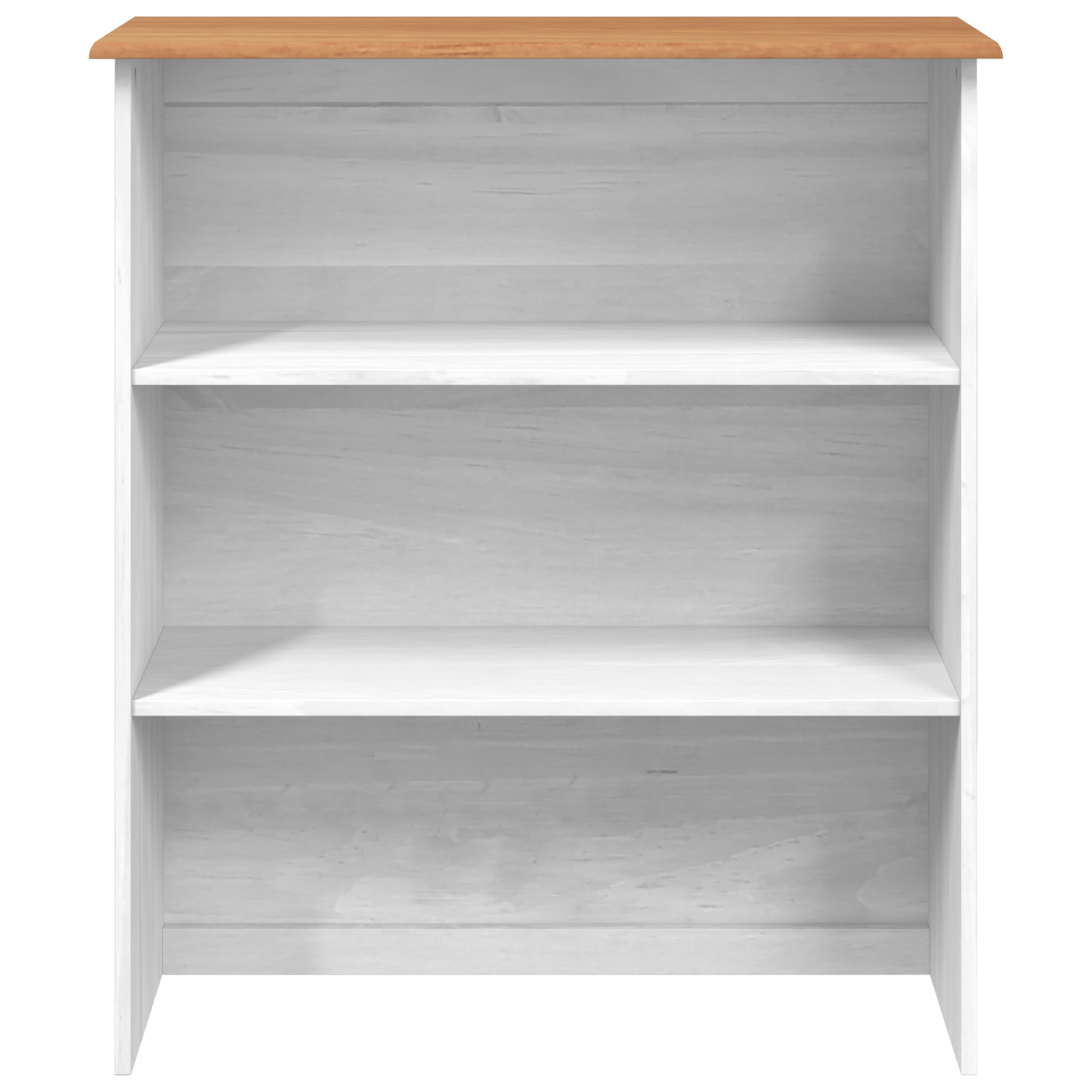 Hutch "ASKIM" White 91x30x104 cm Solid Wood Pine - Image 4