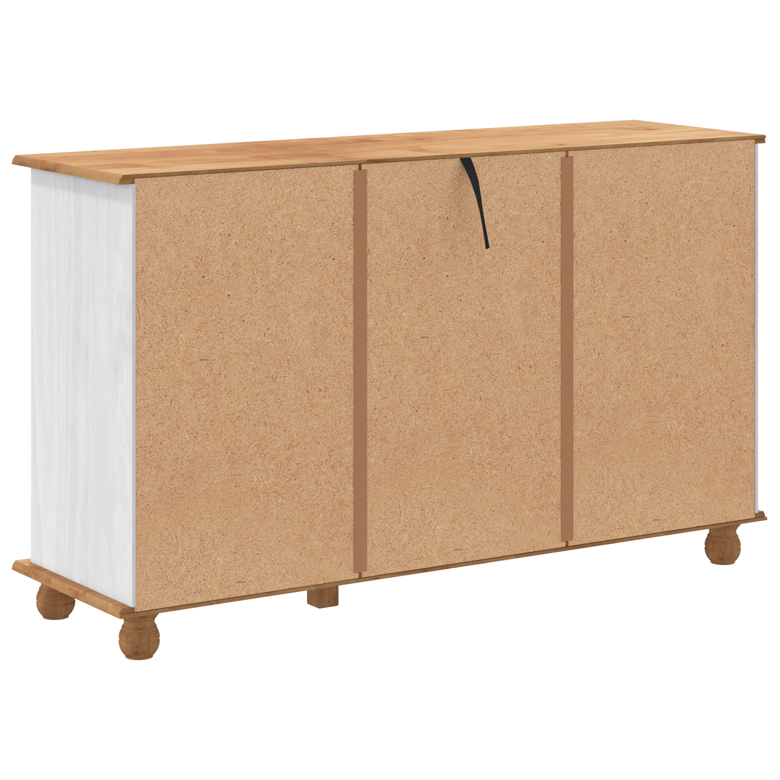 Chest of Drawers "ASKIM" White 79x40x133.5 cm Solid Wood Pine - Image 8