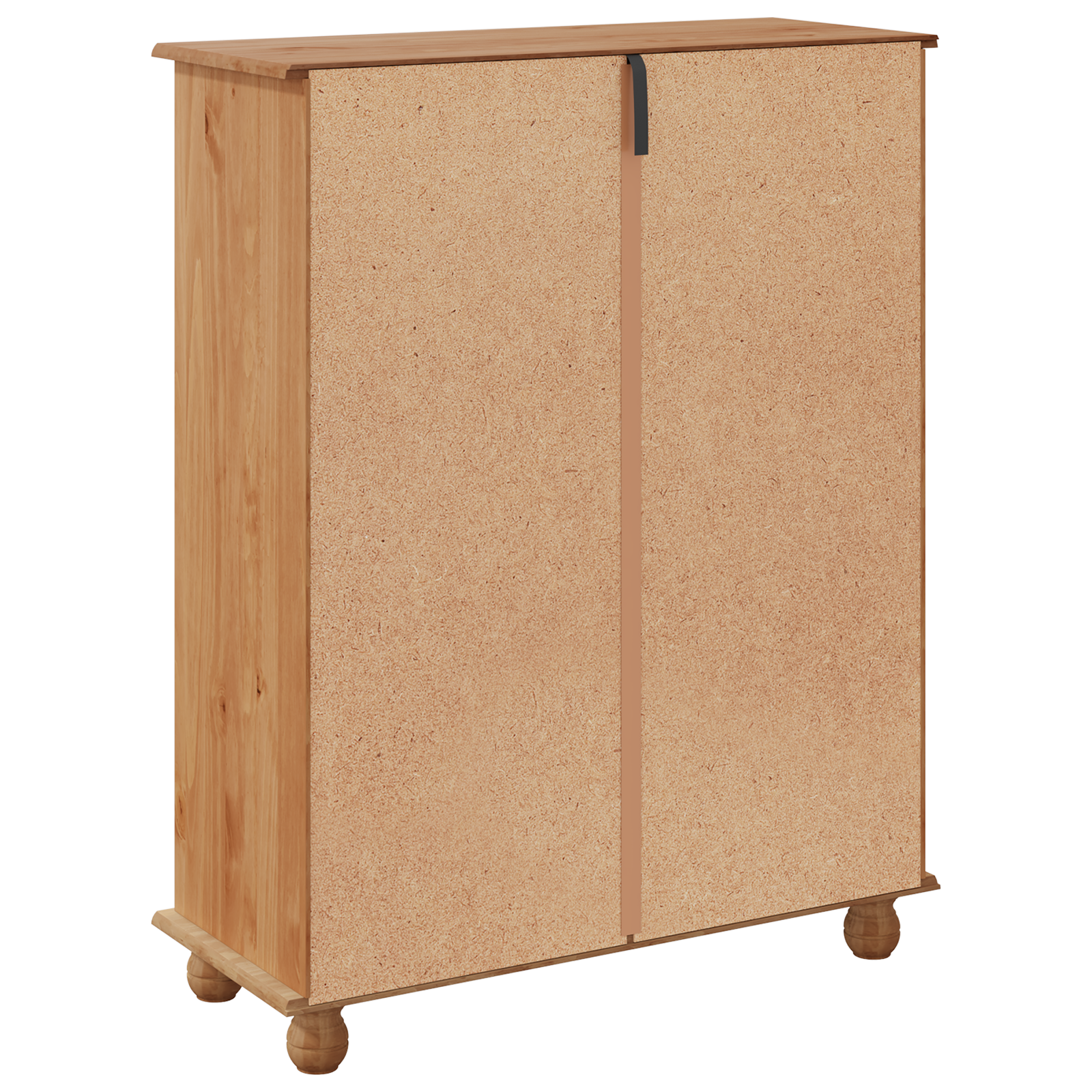 Shoe Cabinet "ASKIM" 85x35x108 cm Solid Wood Pine - Image 8