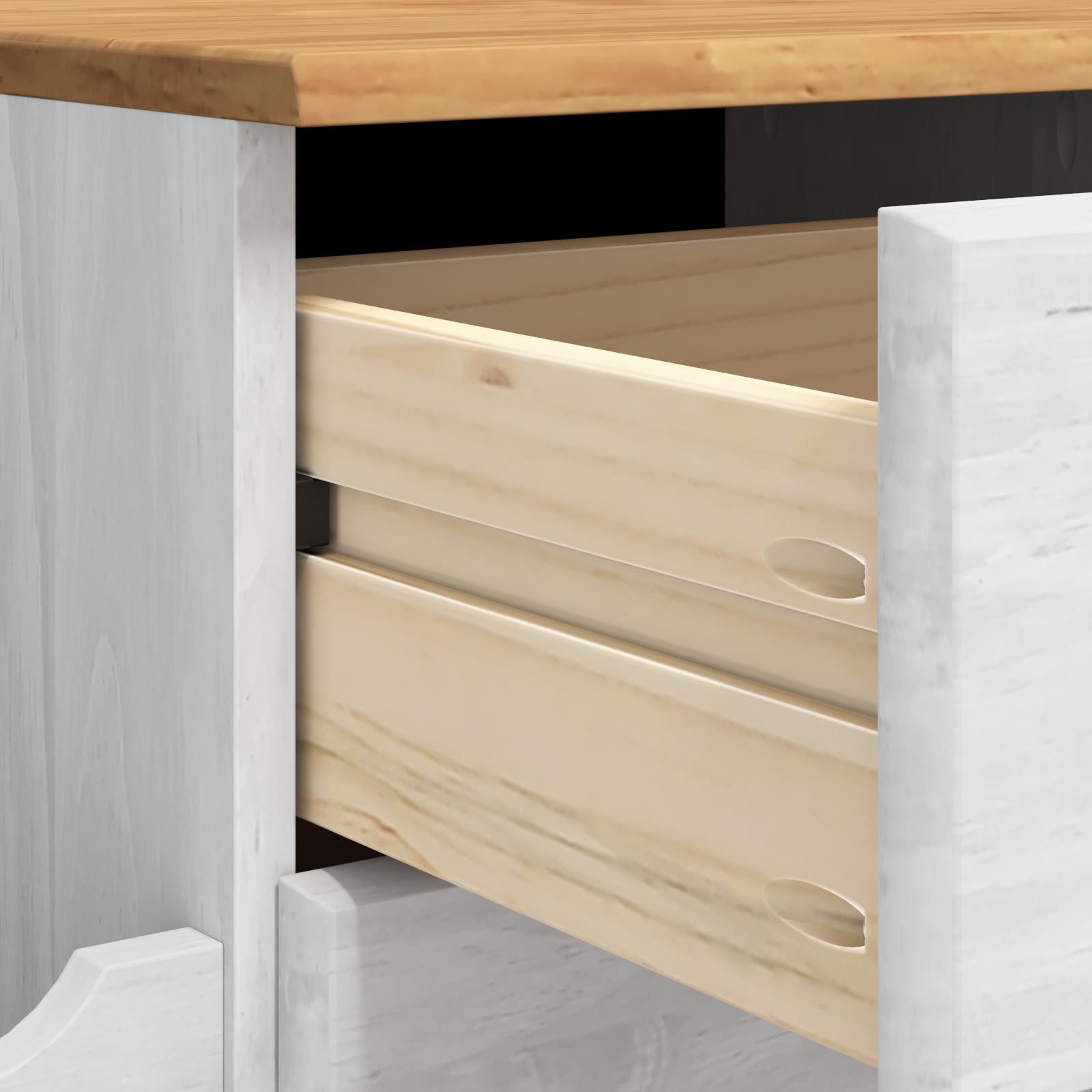 Entryway Storage Bench ASKIM White 100x39x62 cm Solid Wood Pine - Image 9