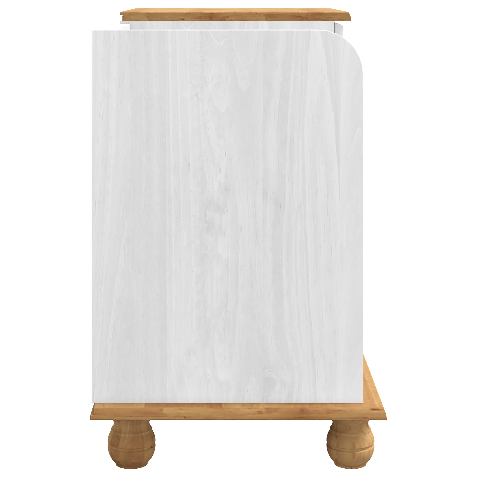 Entryway Storage Bench ASKIM White 100x39x62 cm Solid Wood Pine - Image 7