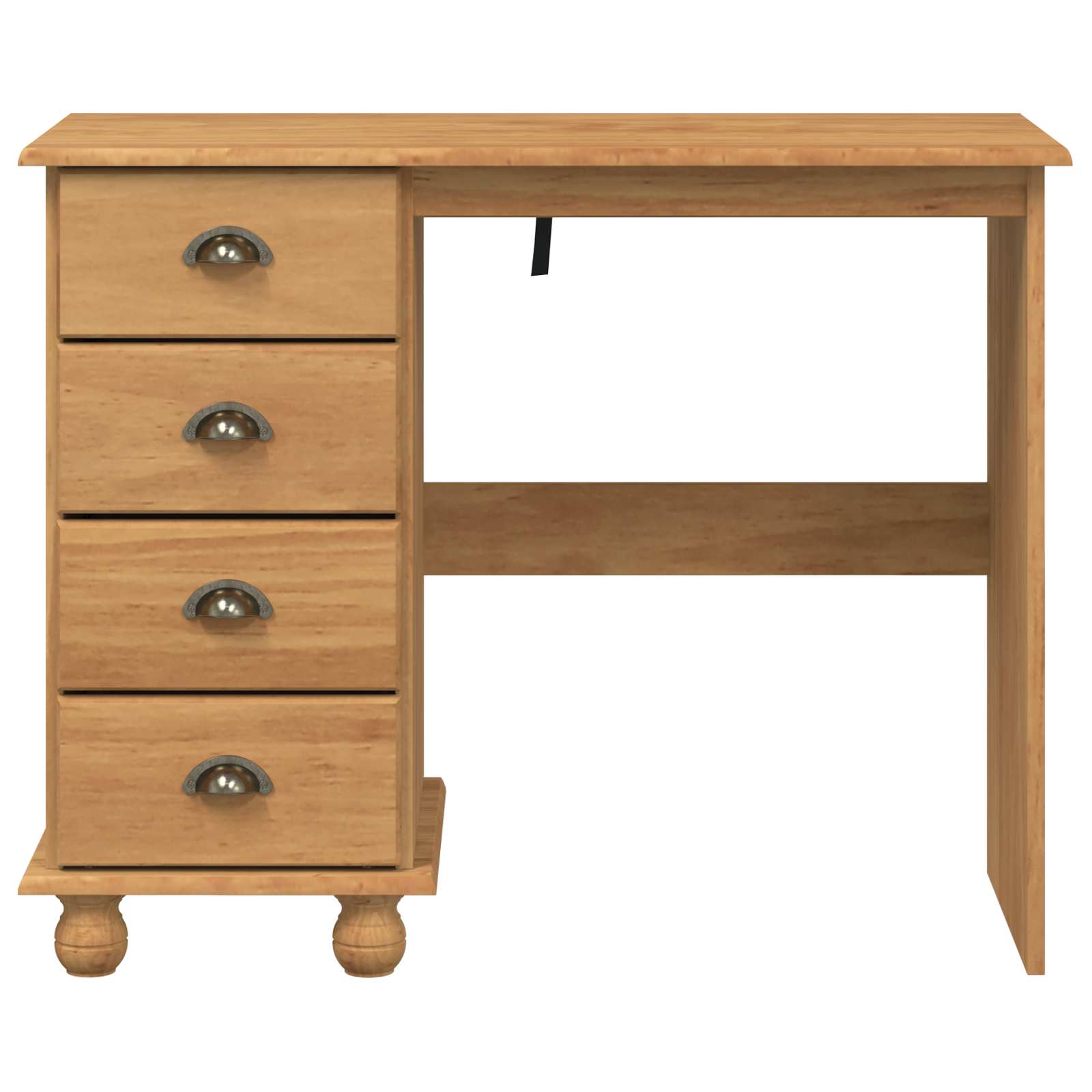 Desk 'ASKIM'with Drawers 95x40x75 cm Solid Wood Pine - Image 6