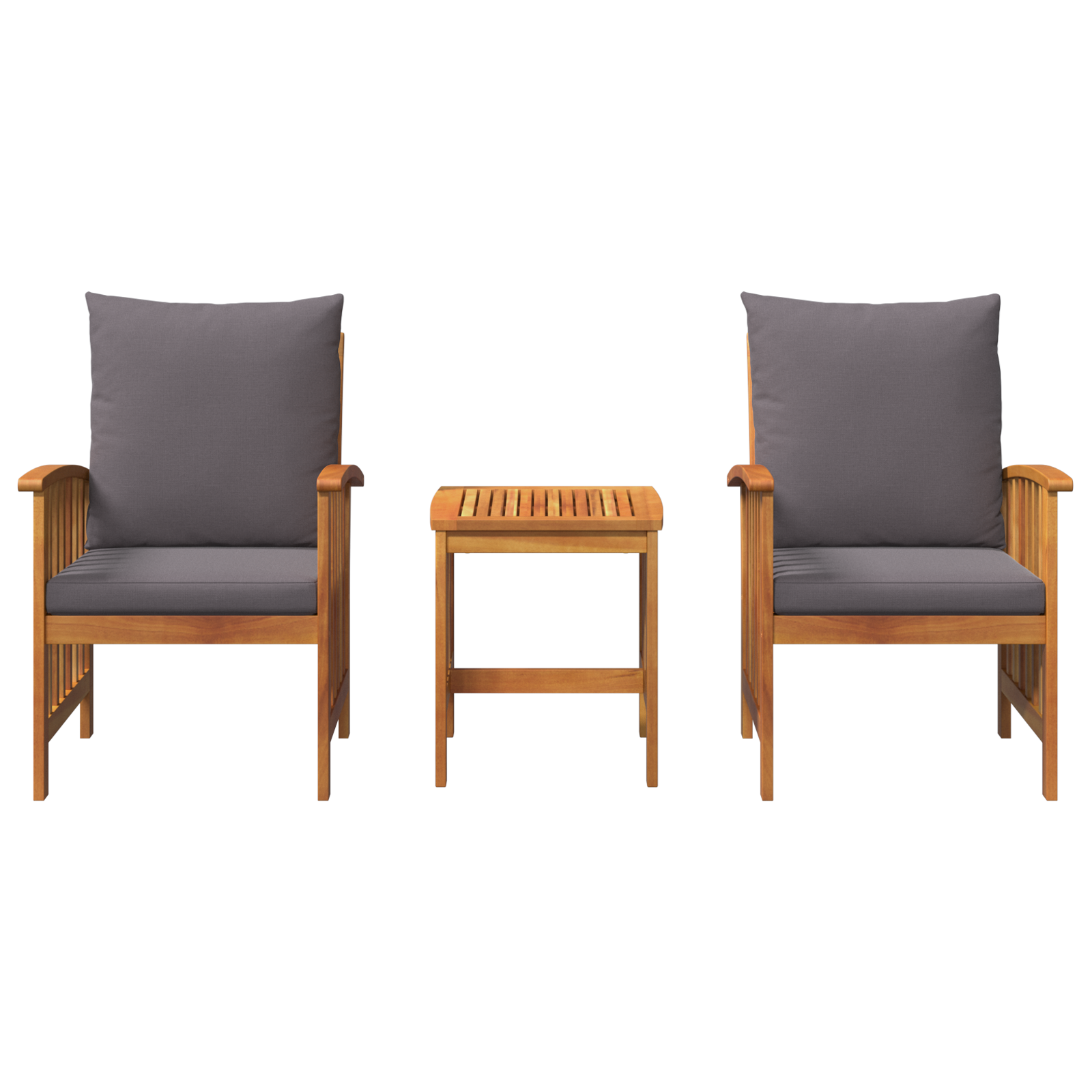 3 Piece Garden Lounge Set with Cushions Solid Acacia Wood - Image 7