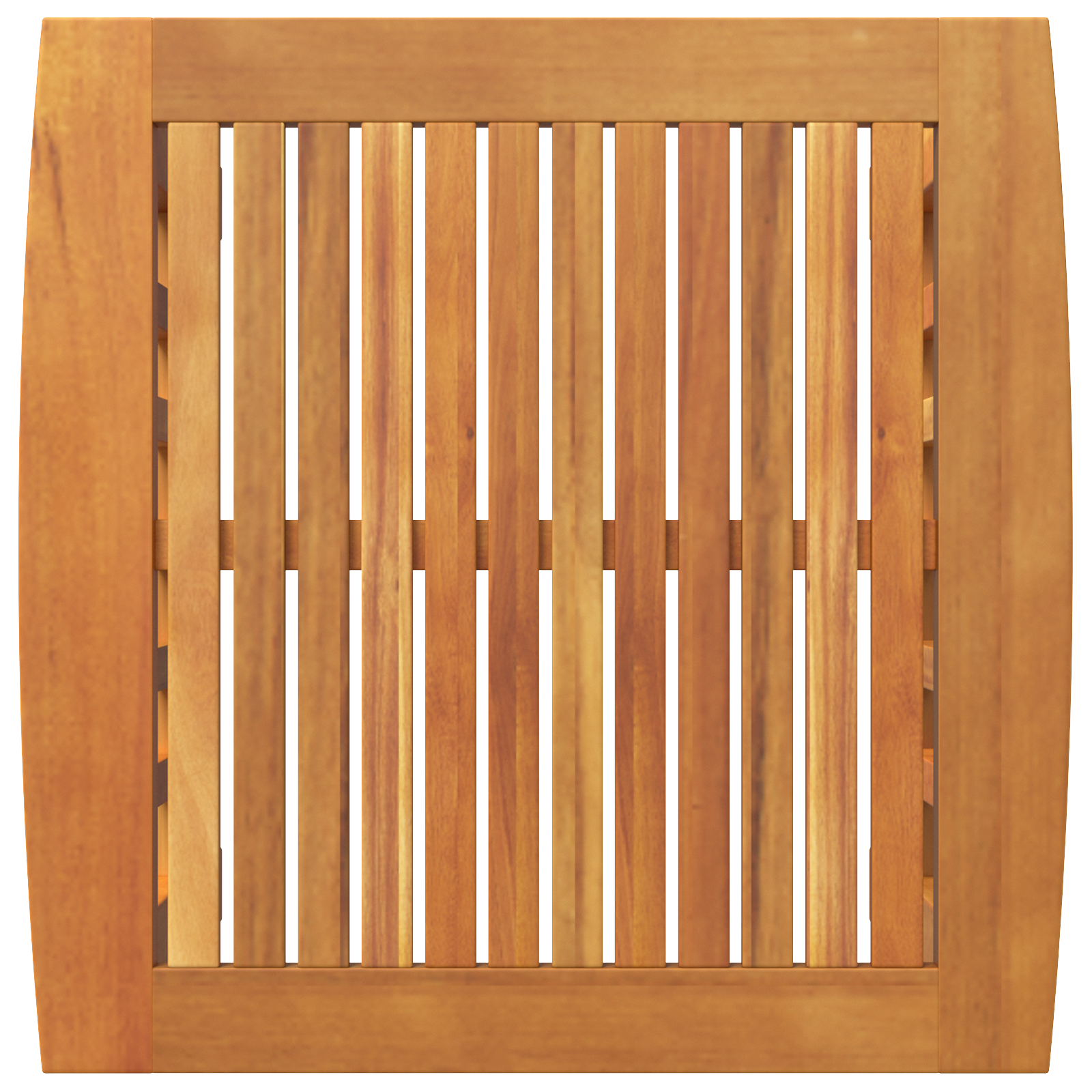 Garden Side Table Brown 45x45x50 cm Solid Acacia Wood - Image 8