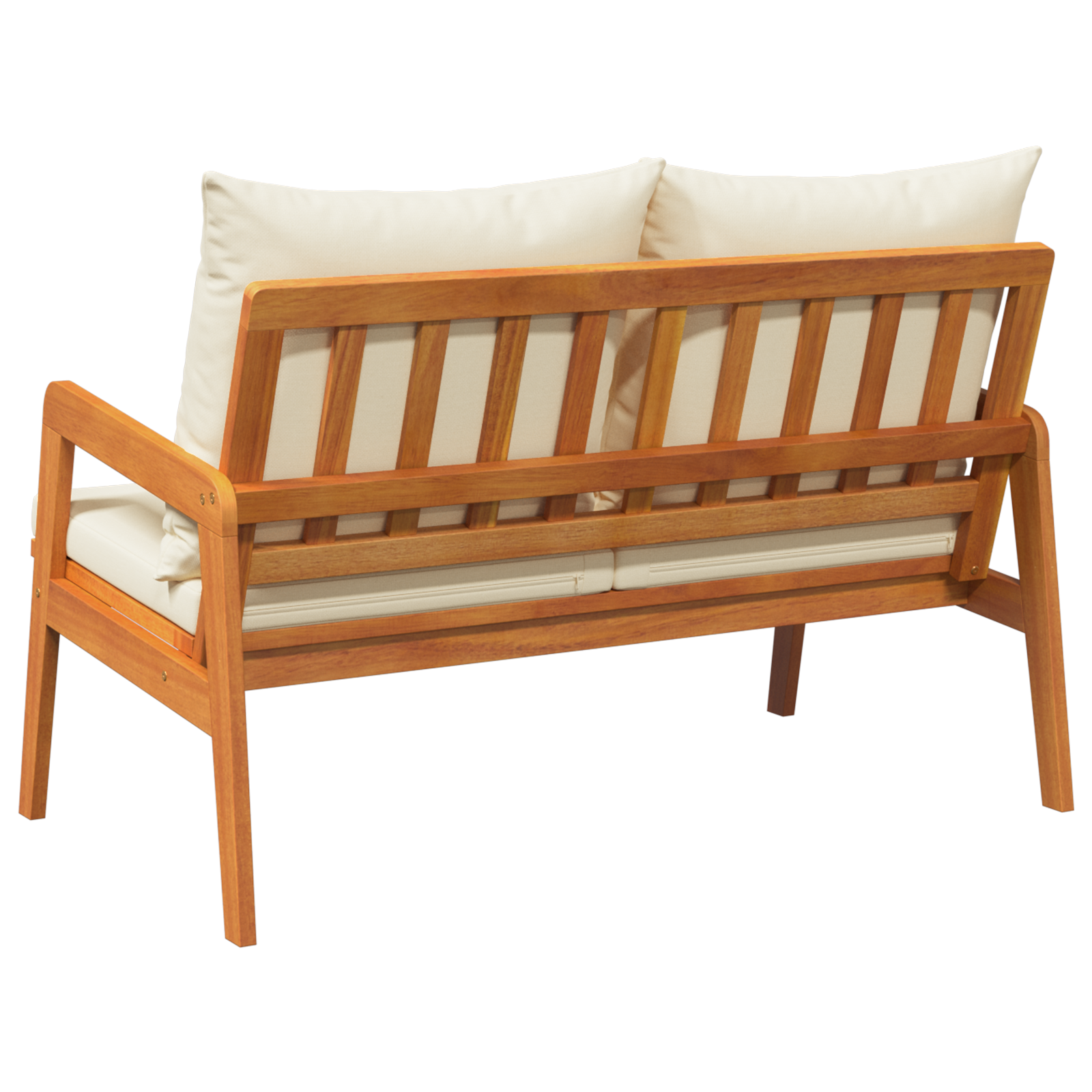 Garden Bench with Cushions 115x65x71 cm Solid Acacia Wood - Image 4