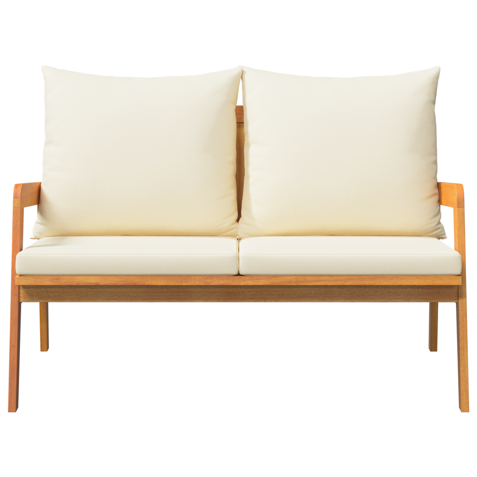 Garden Bench with Cushions 115x65x71 cm Solid Acacia Wood - Image 5