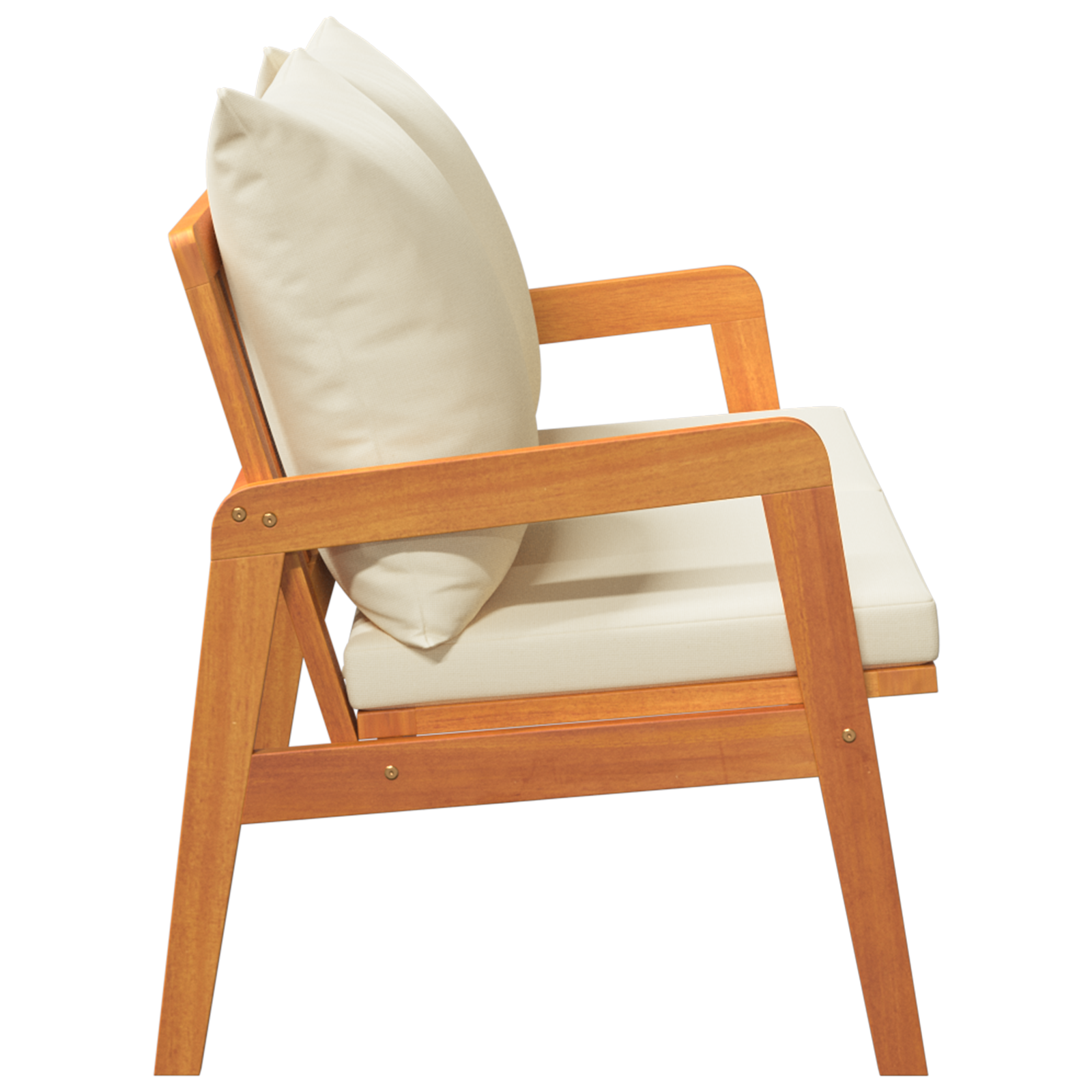 Garden Bench with Cushions 115x65x71 cm Solid Acacia Wood - Image 6